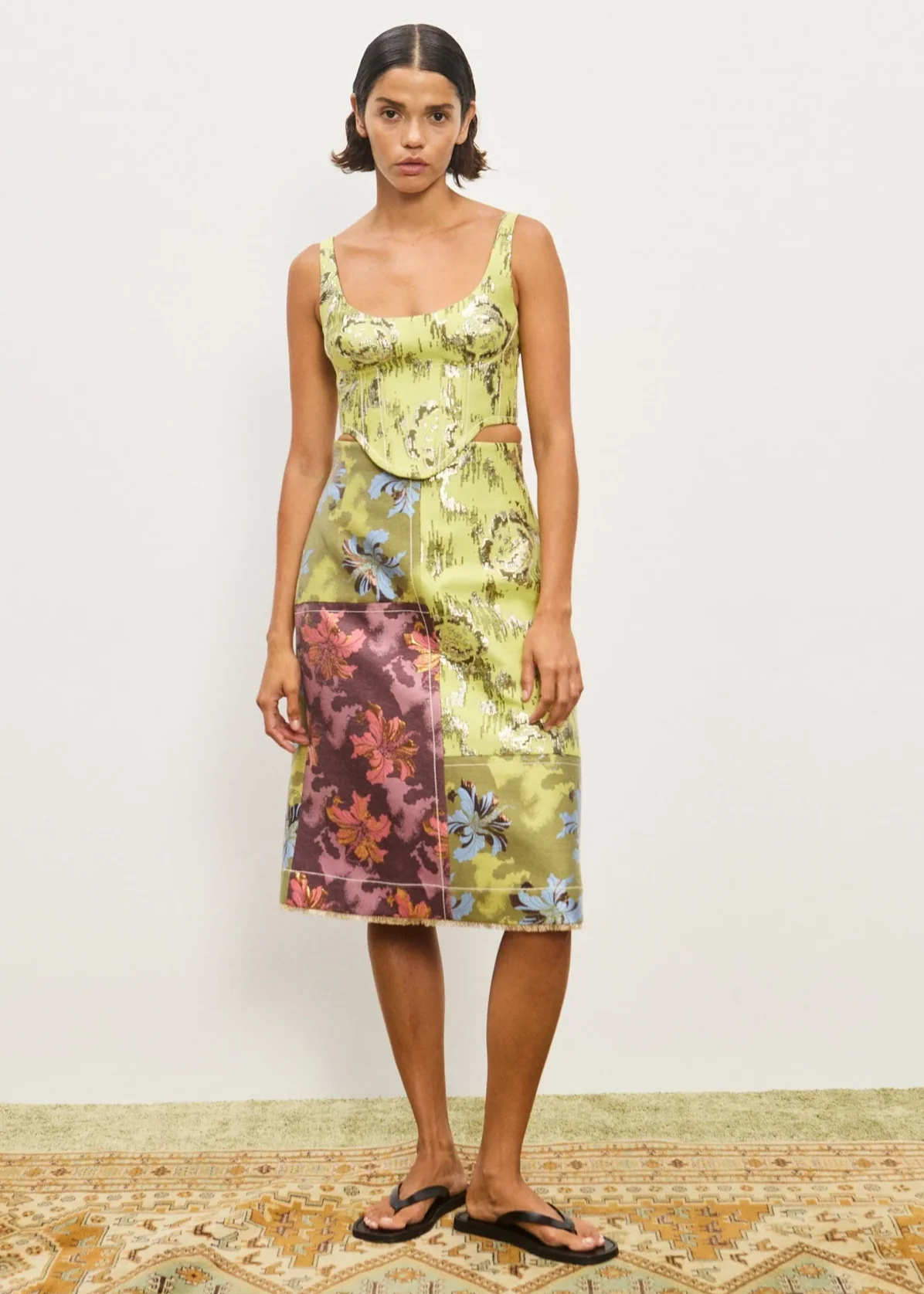 ADRIANA JACQUARD SKIRT