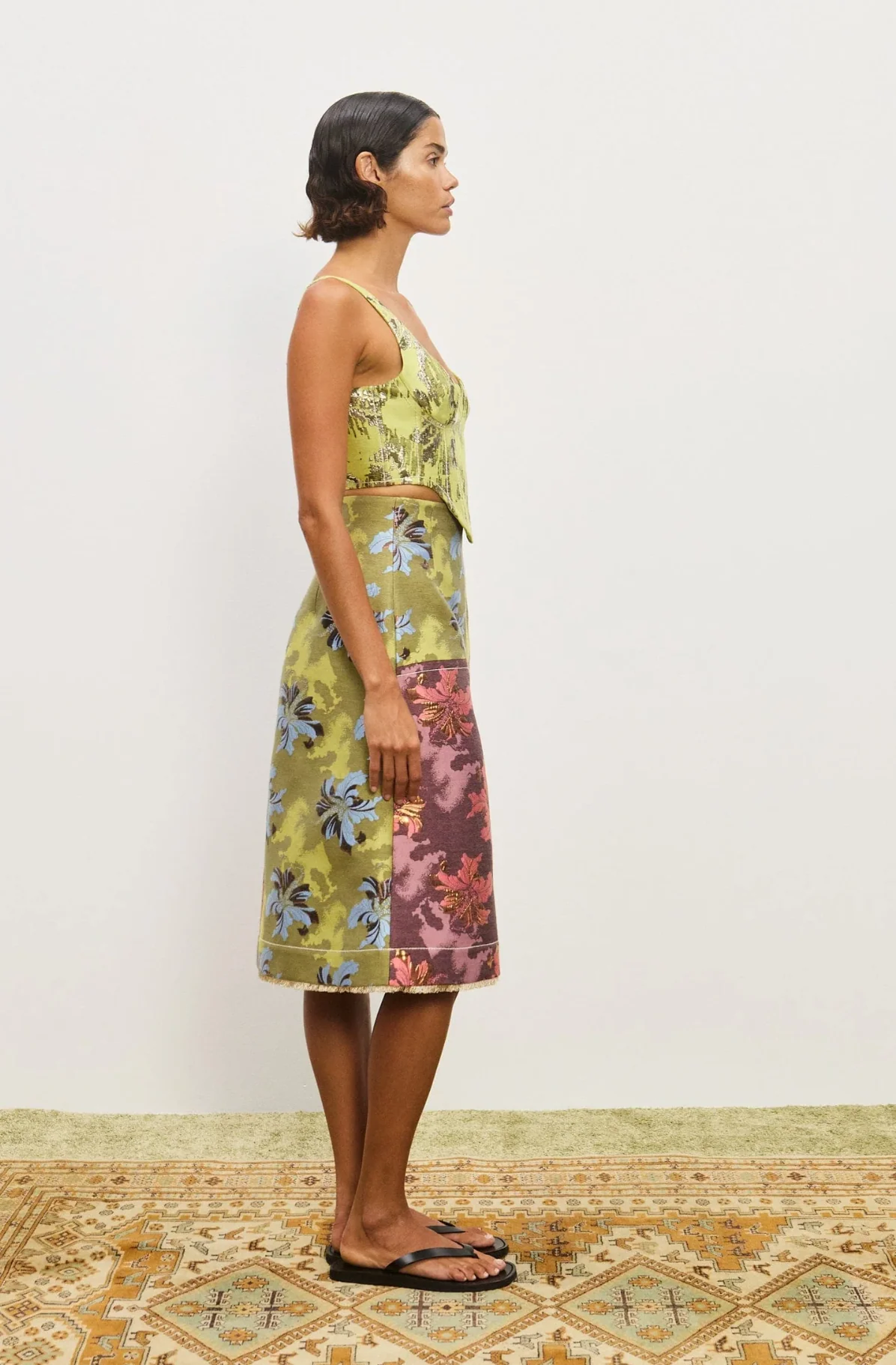 ADRIANA JACQUARD SKIRT - Image 2