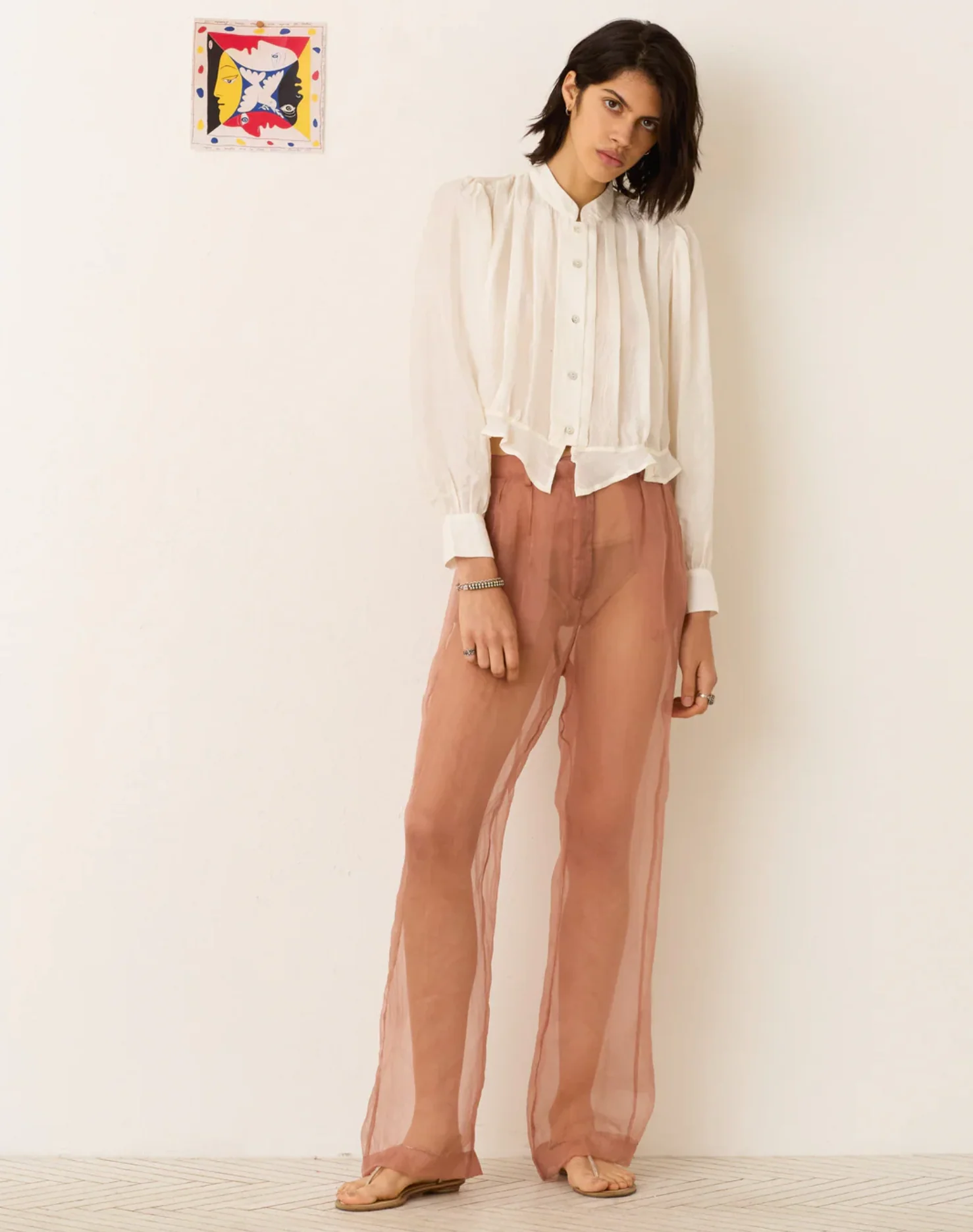 RYLAND PEARL SILK SHIRT - Image 3