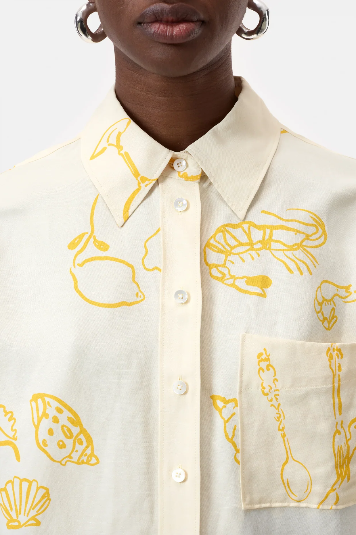CROPPED OVERSIZED SHIRT - Image 3