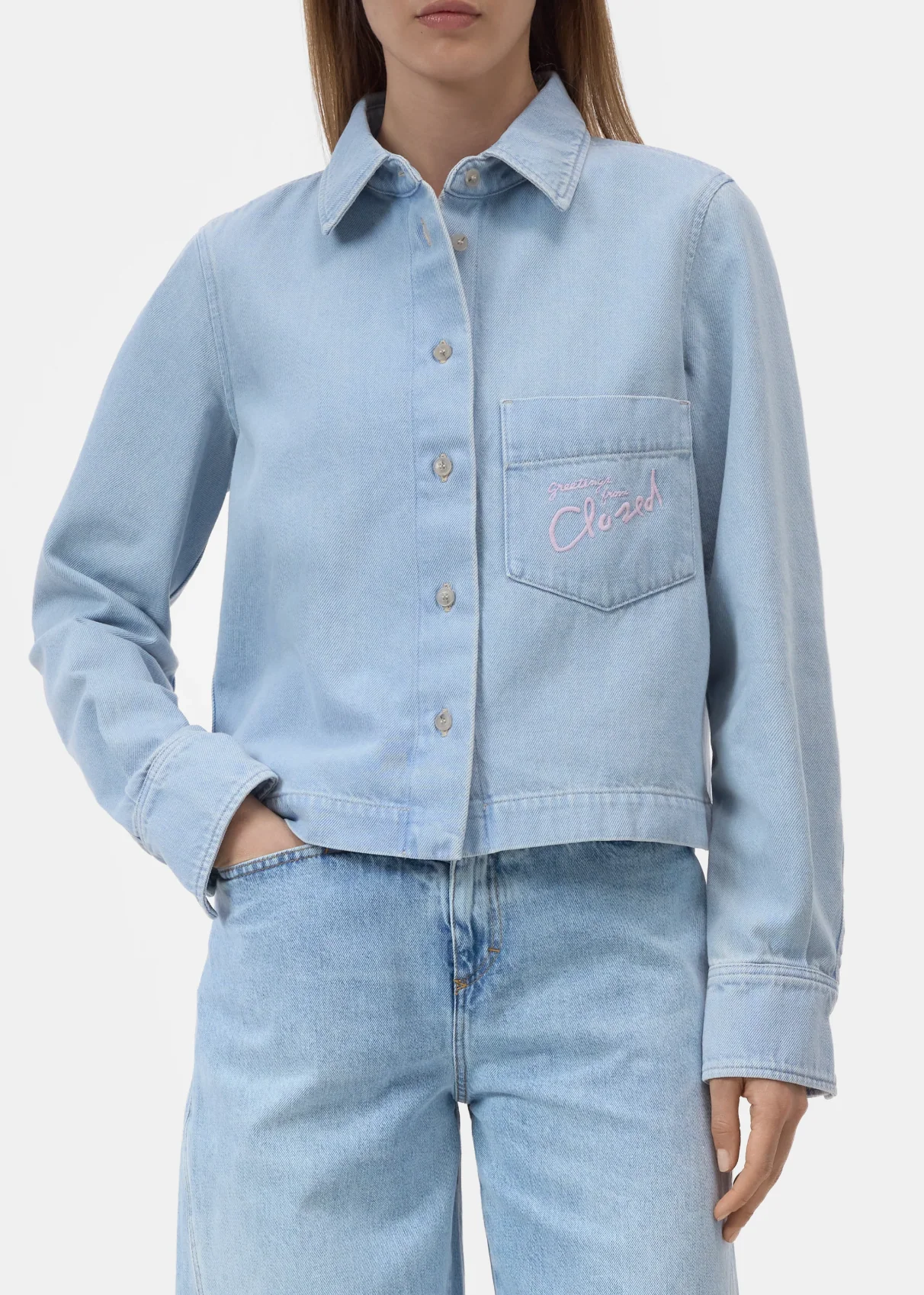 CROPPED CLASSIC SHIRT