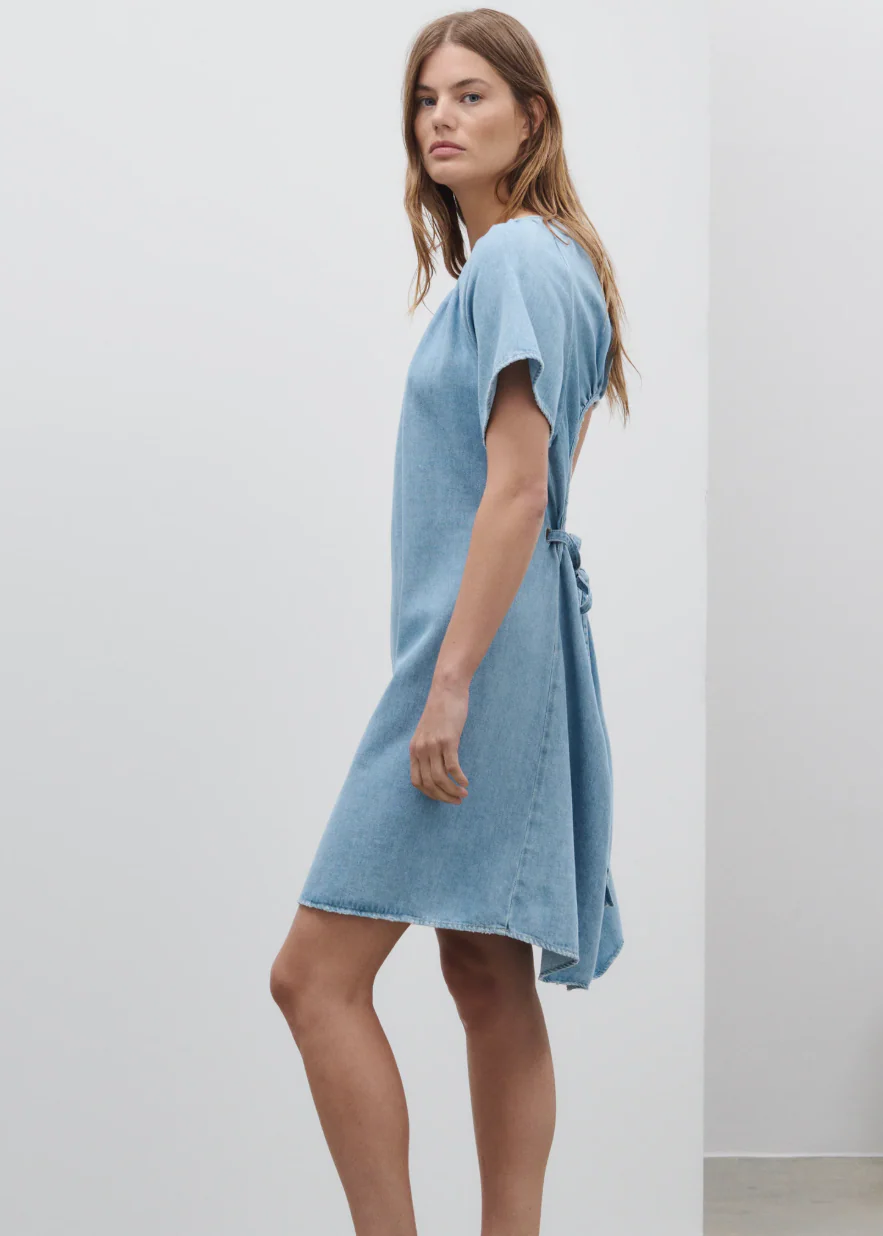 SHORT GATHERED DRESS