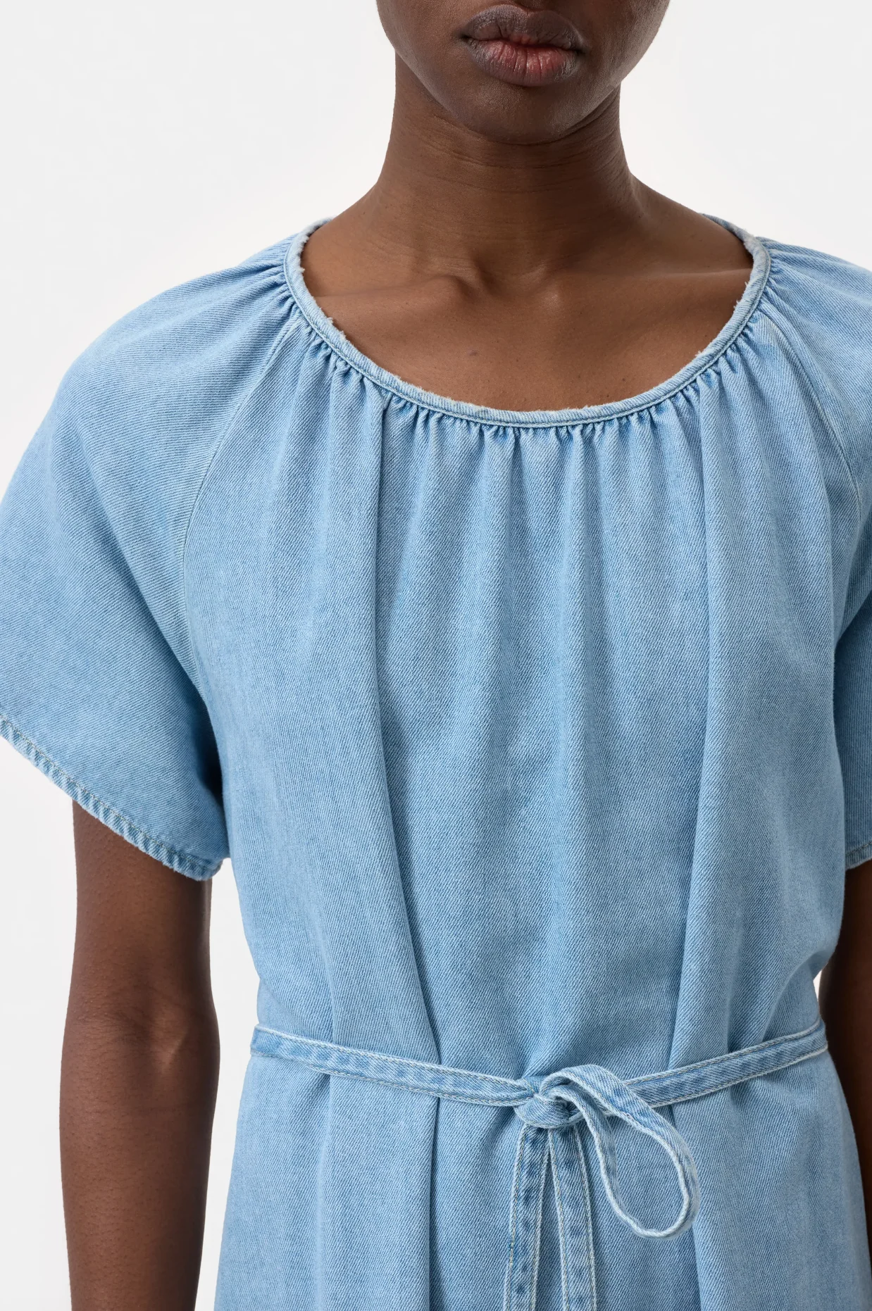 SHORT GATHERED DRESS - Image 4