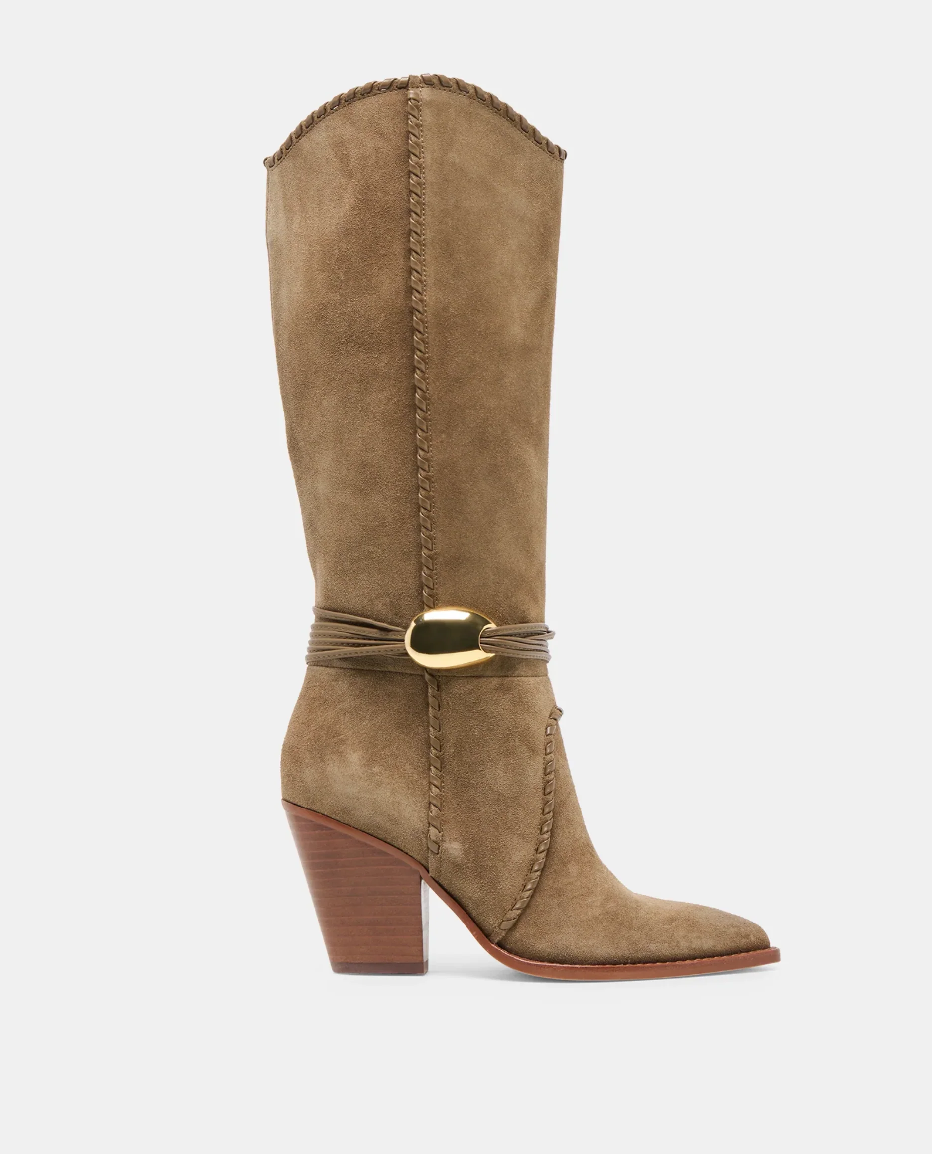 JODY KNEE HIGH SUEDE BOOT 3.2" - Image 2