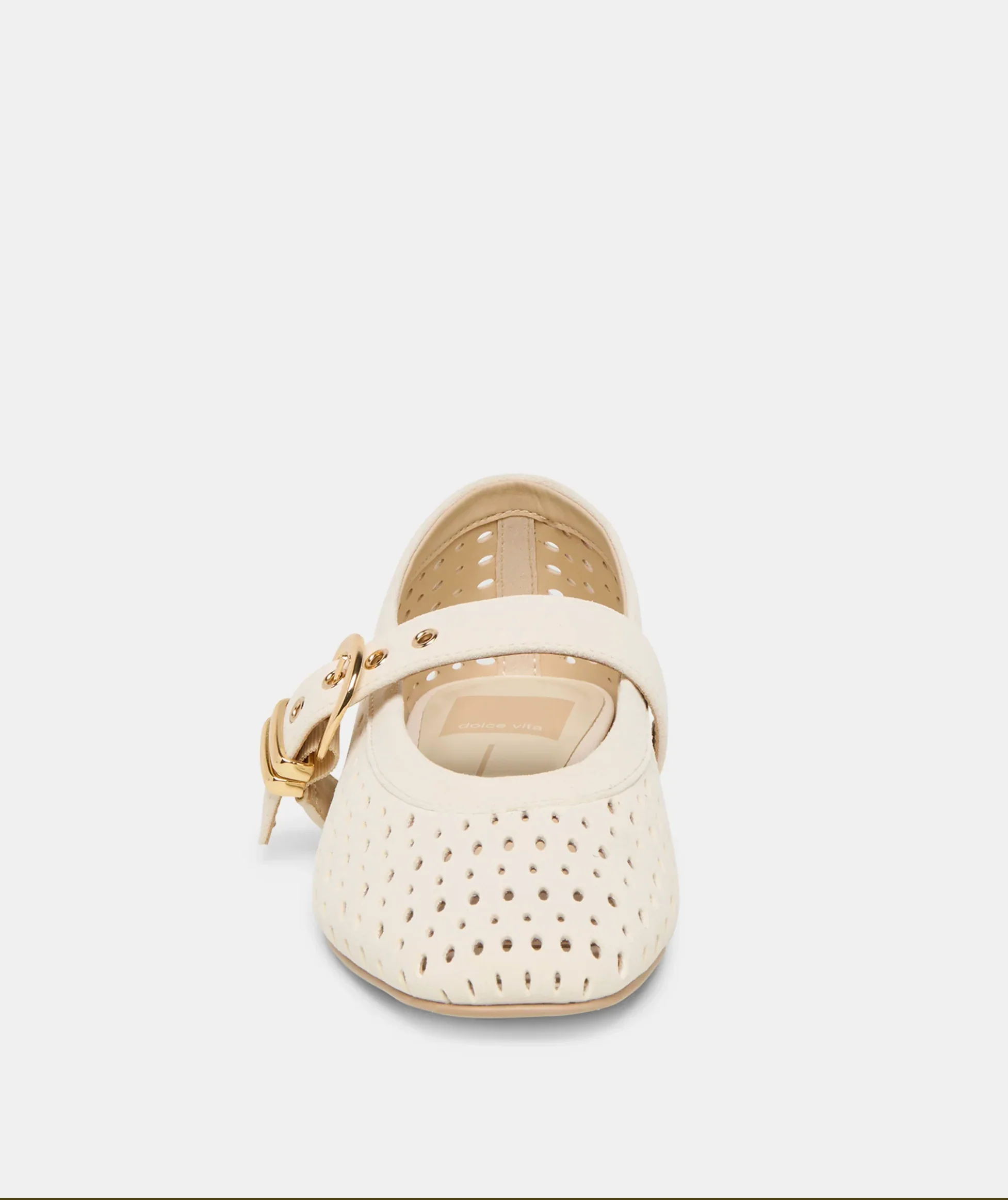 MIKEL SUEDE PERFORATED BALLET FLAT - Image 4