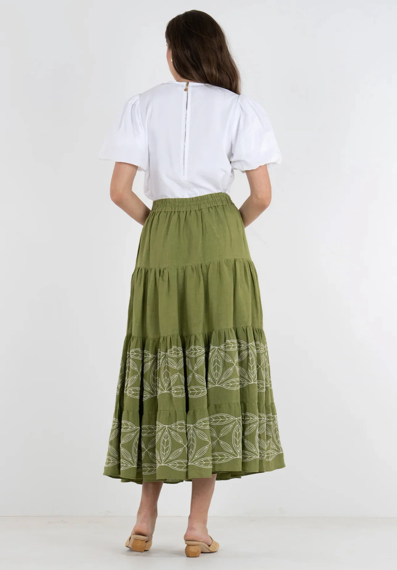 TIERED MAXI SKIRT - Image 4