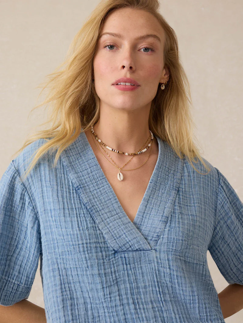GAUZE S/S POPOVER - Image 2