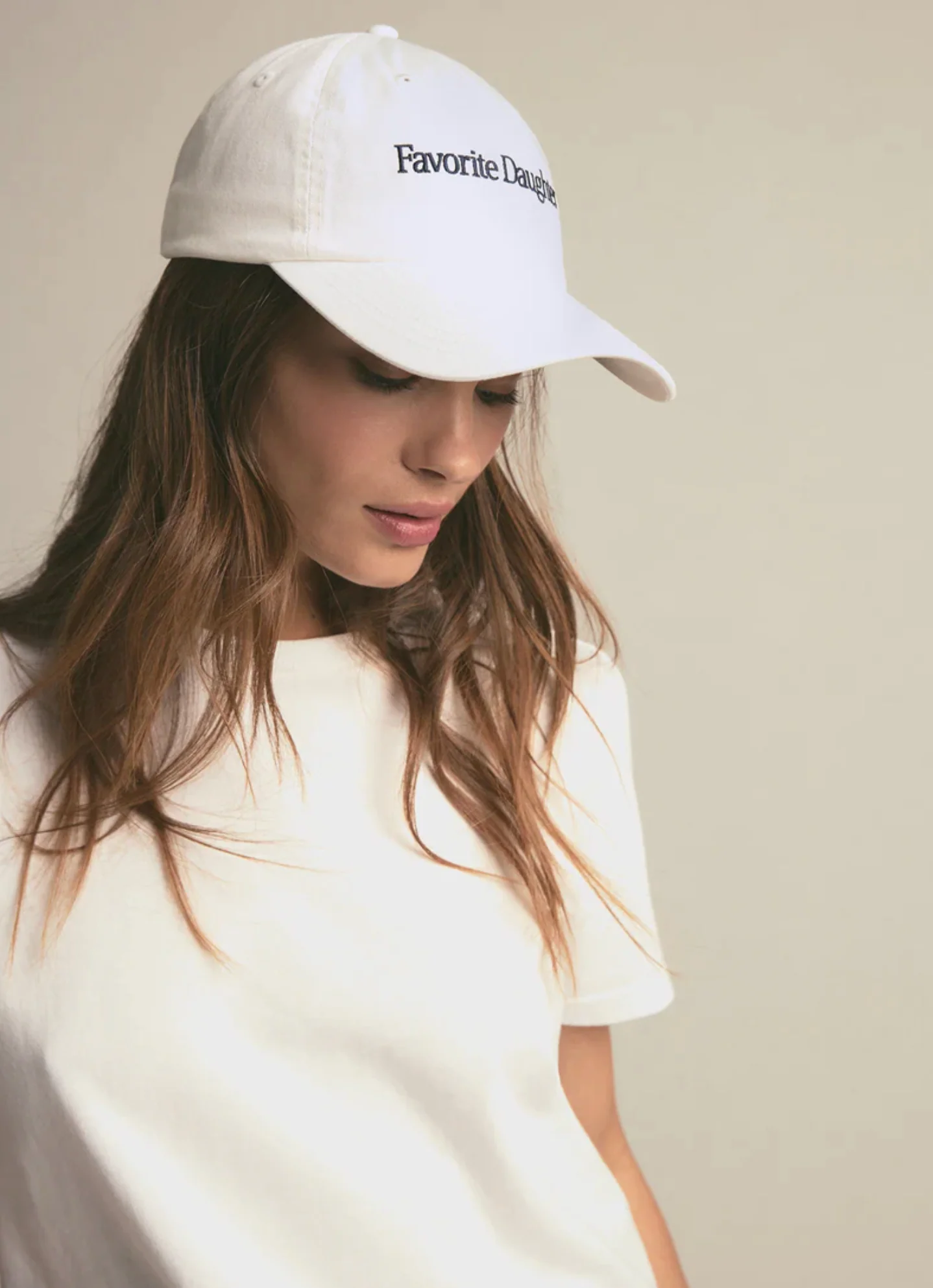 CLASSIC LOGO BASEBALL HAT WHITE - Image 2