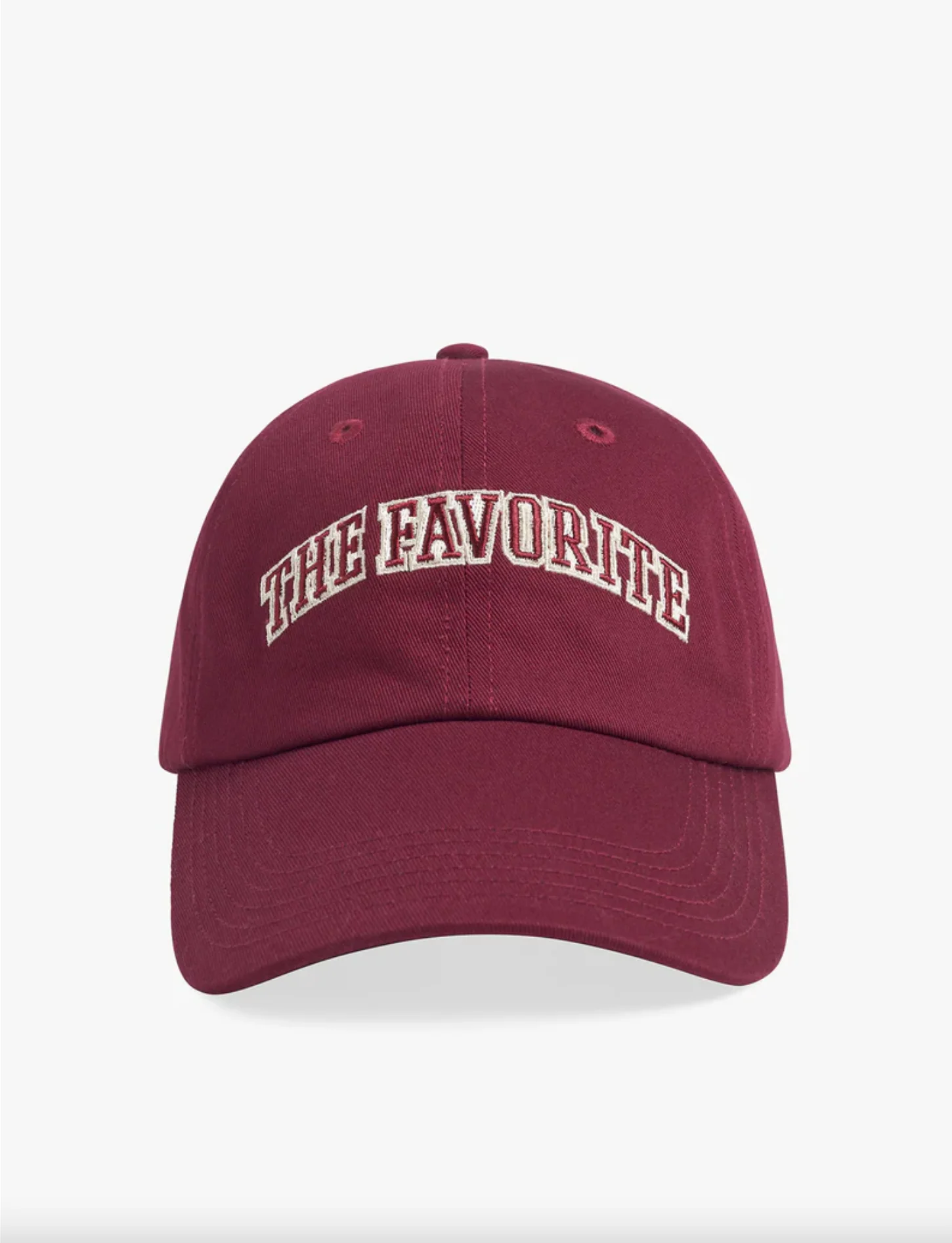 FAVORITE BASEBALL CAP BURGUNDY - Image 2