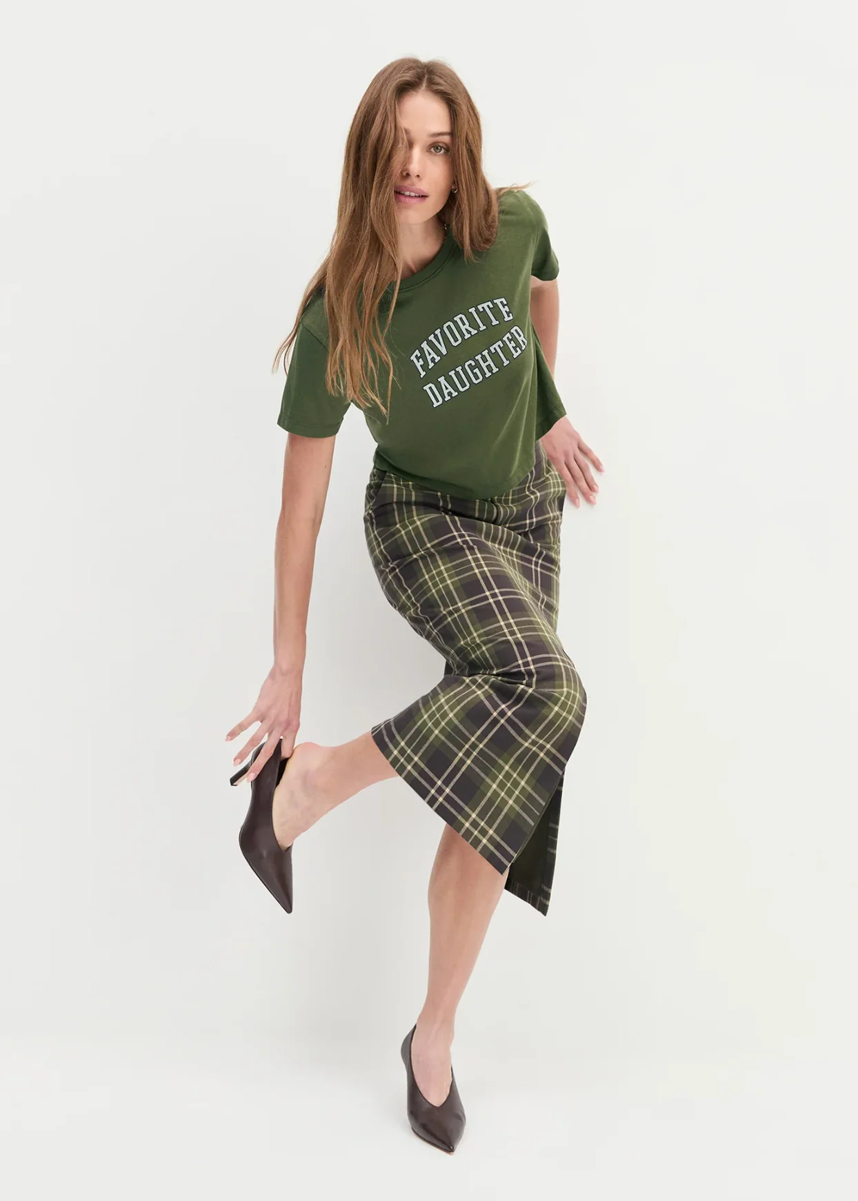FAVORITE DAUGHTER CROP COLLEGIATE TEE - Image 2