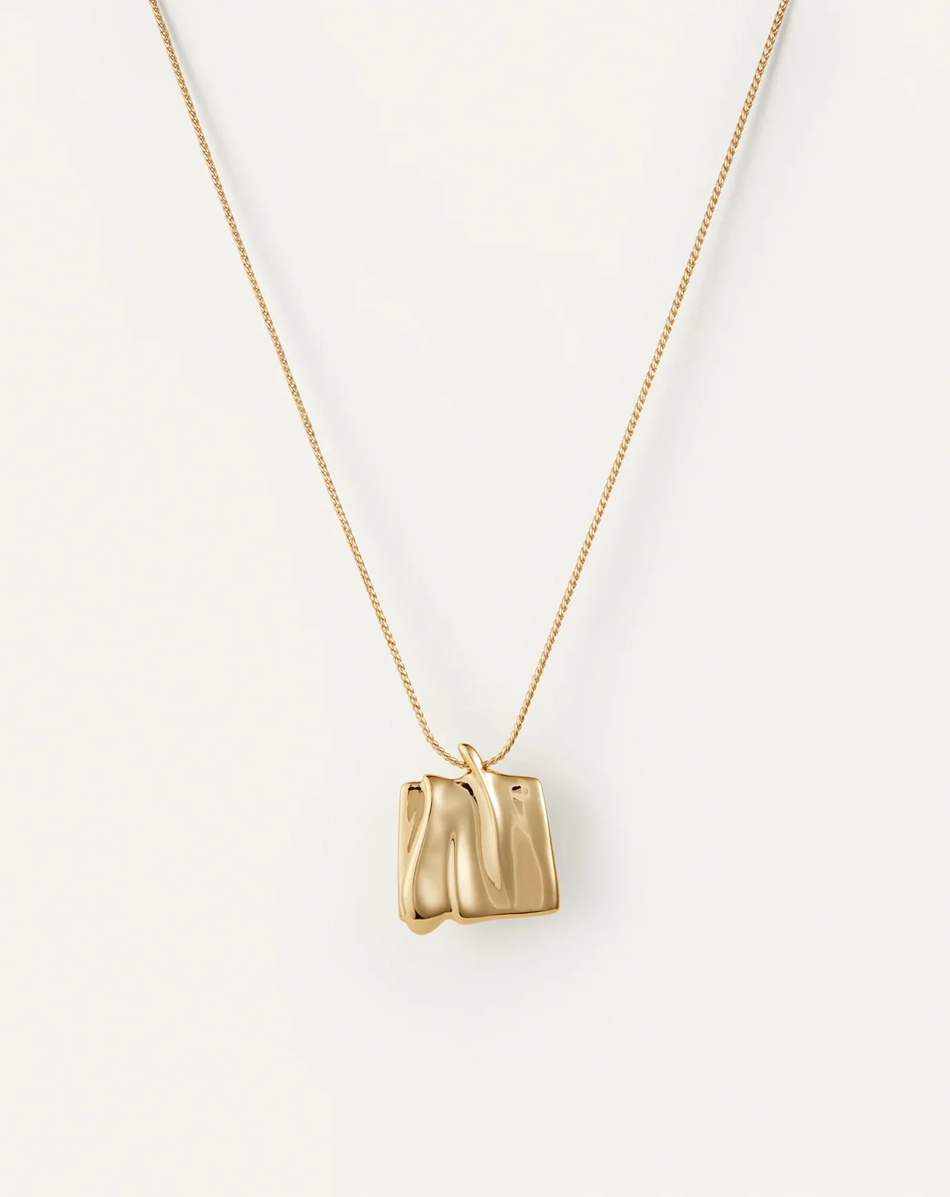 SUNDRA PENDANT NECKLACE LARGE GOLD - Image 4