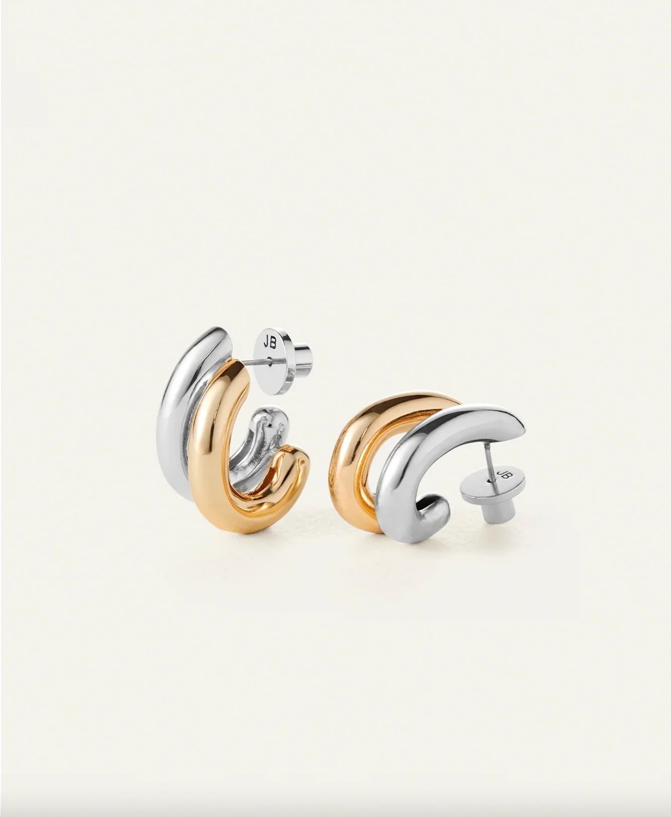 FLORENCE EARRINGS TWO TONE - Image 3