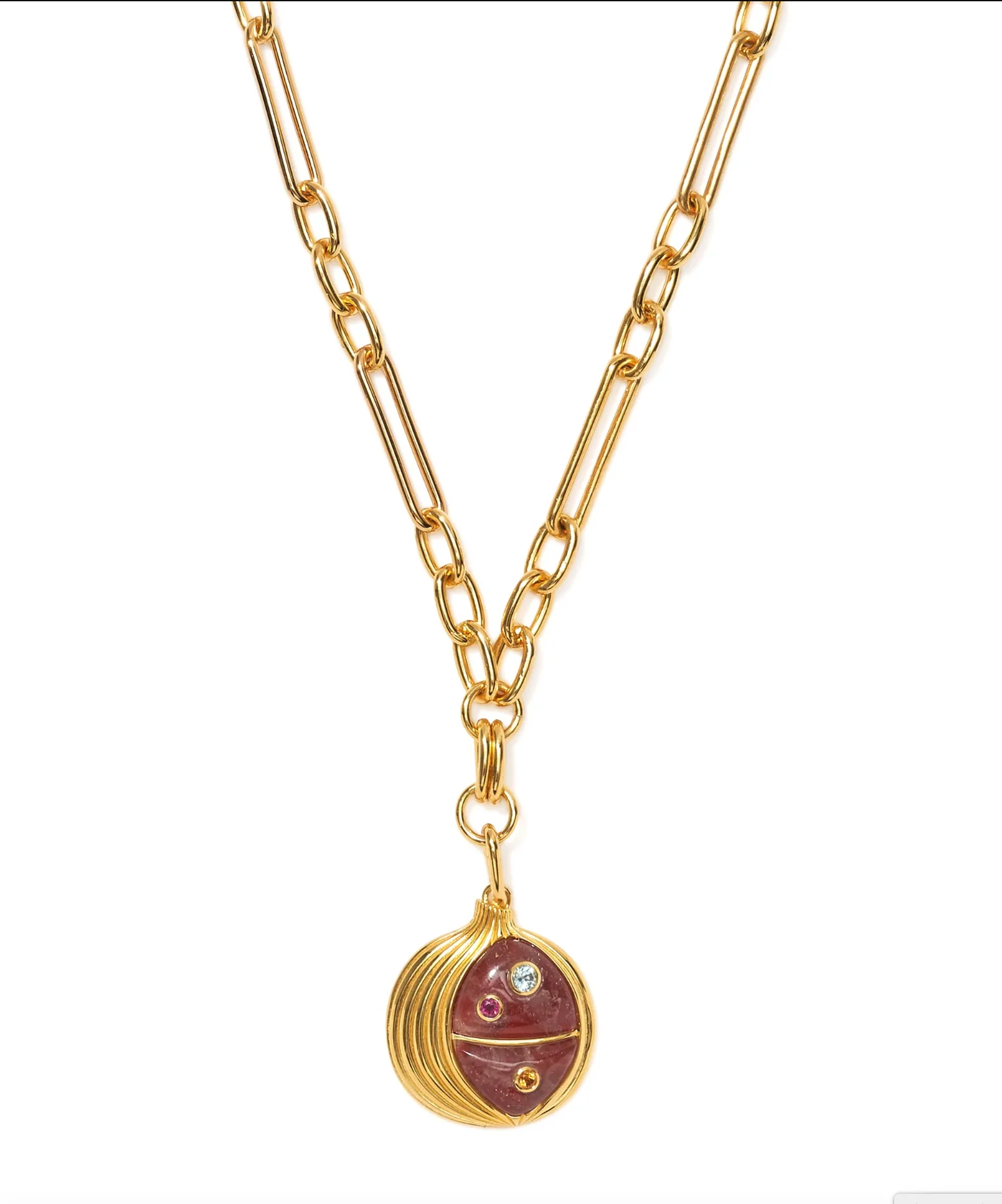 POMEGRANATE PENDANT NECKLACE - Image 2