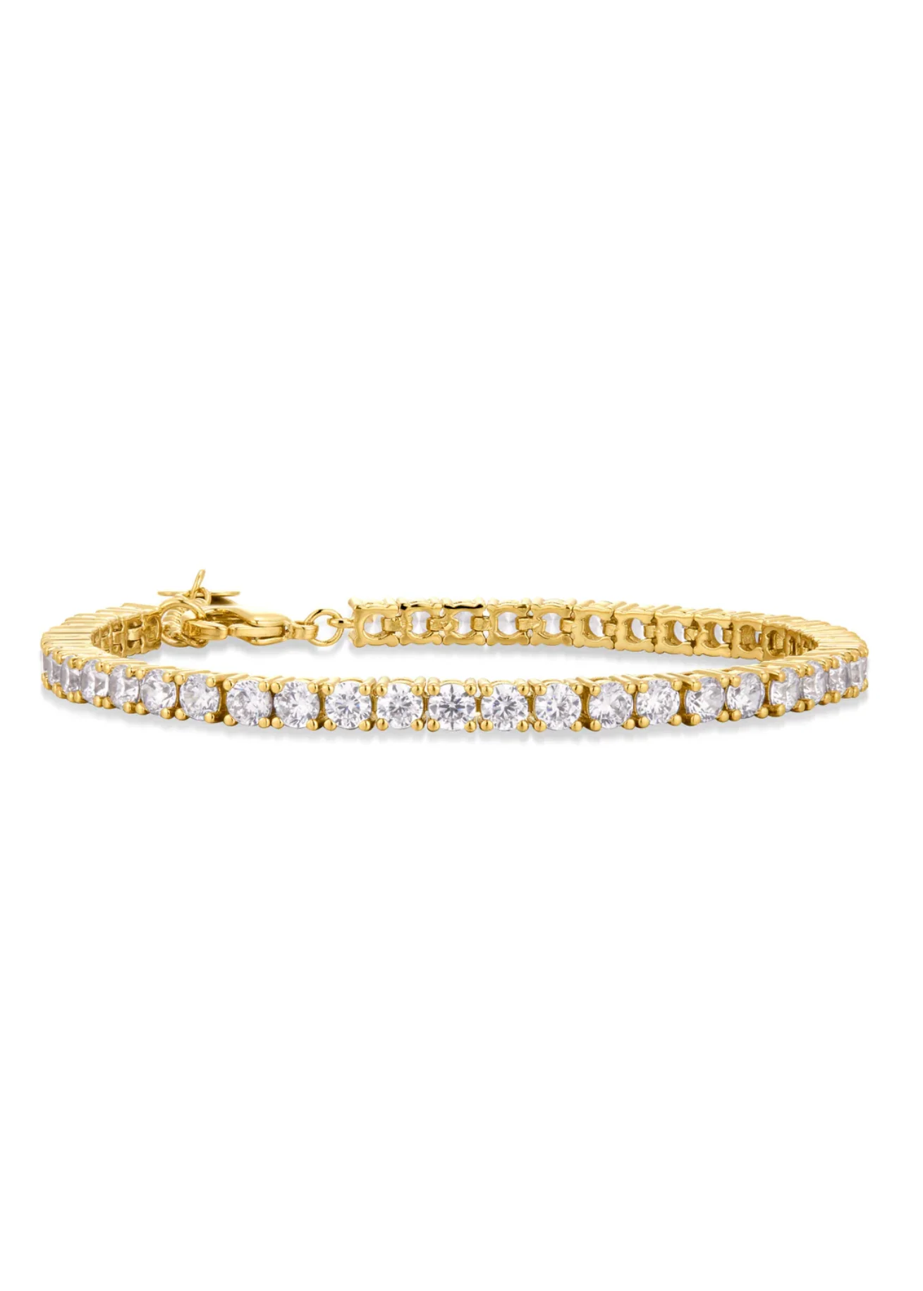 TENNIS BRACELET LARGE YELLOW