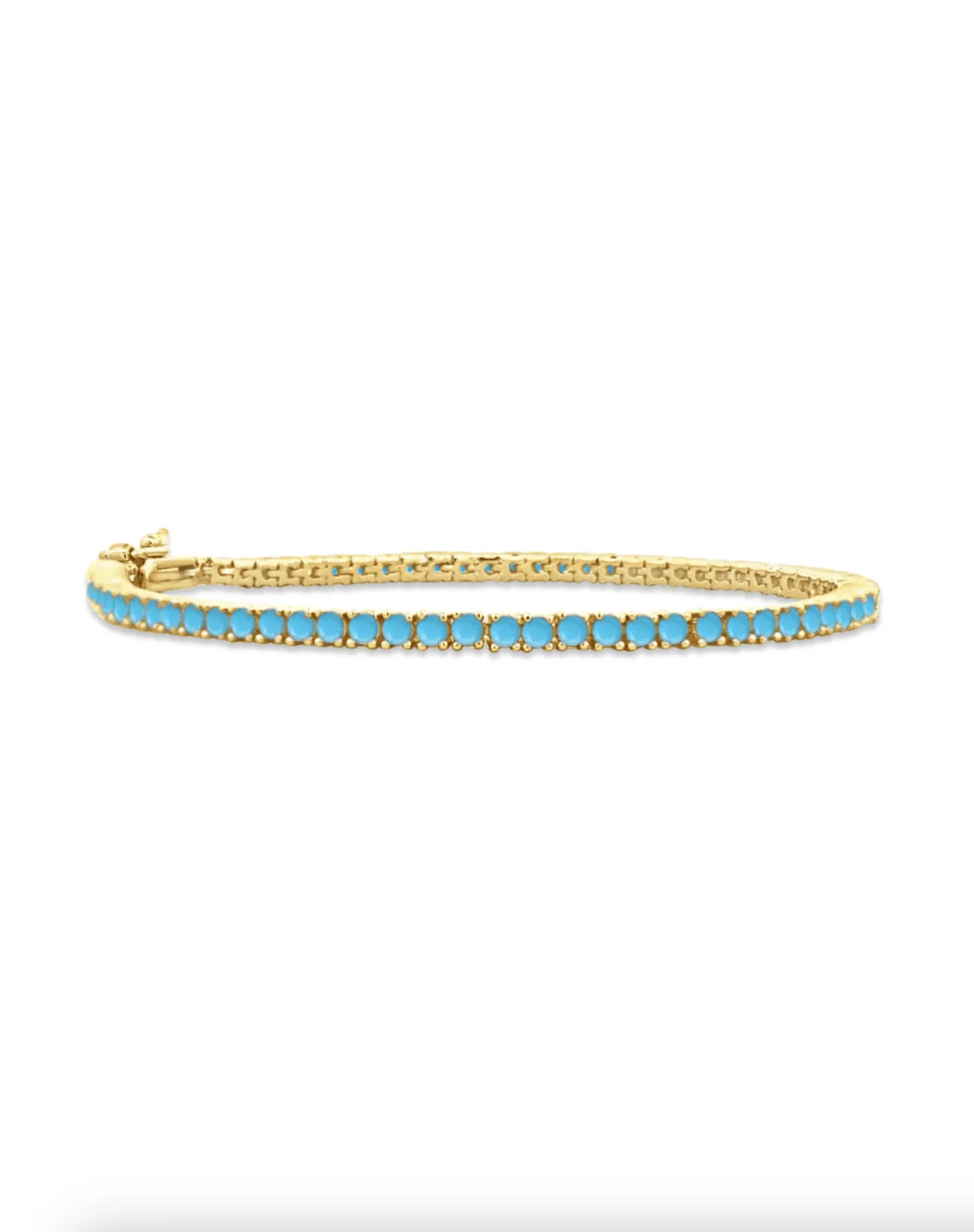 TURQUOISE TENNIS BRACELET - Image 2