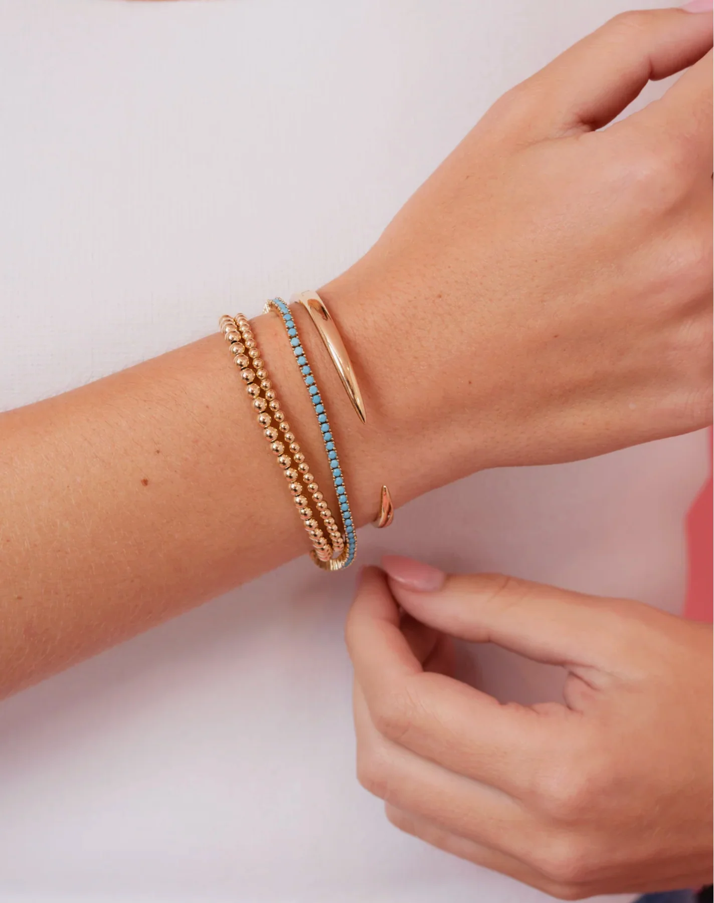 TURQUOISE TENNIS BRACELET - Image 3