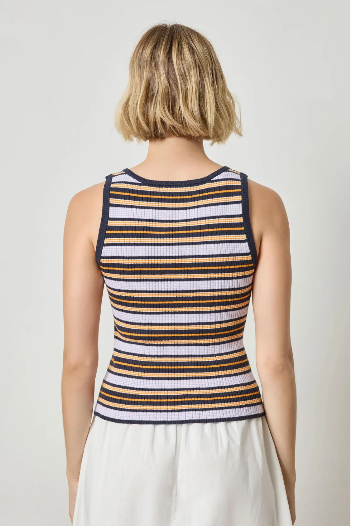 STRIPED SCOOP NECK TANK - Image 3