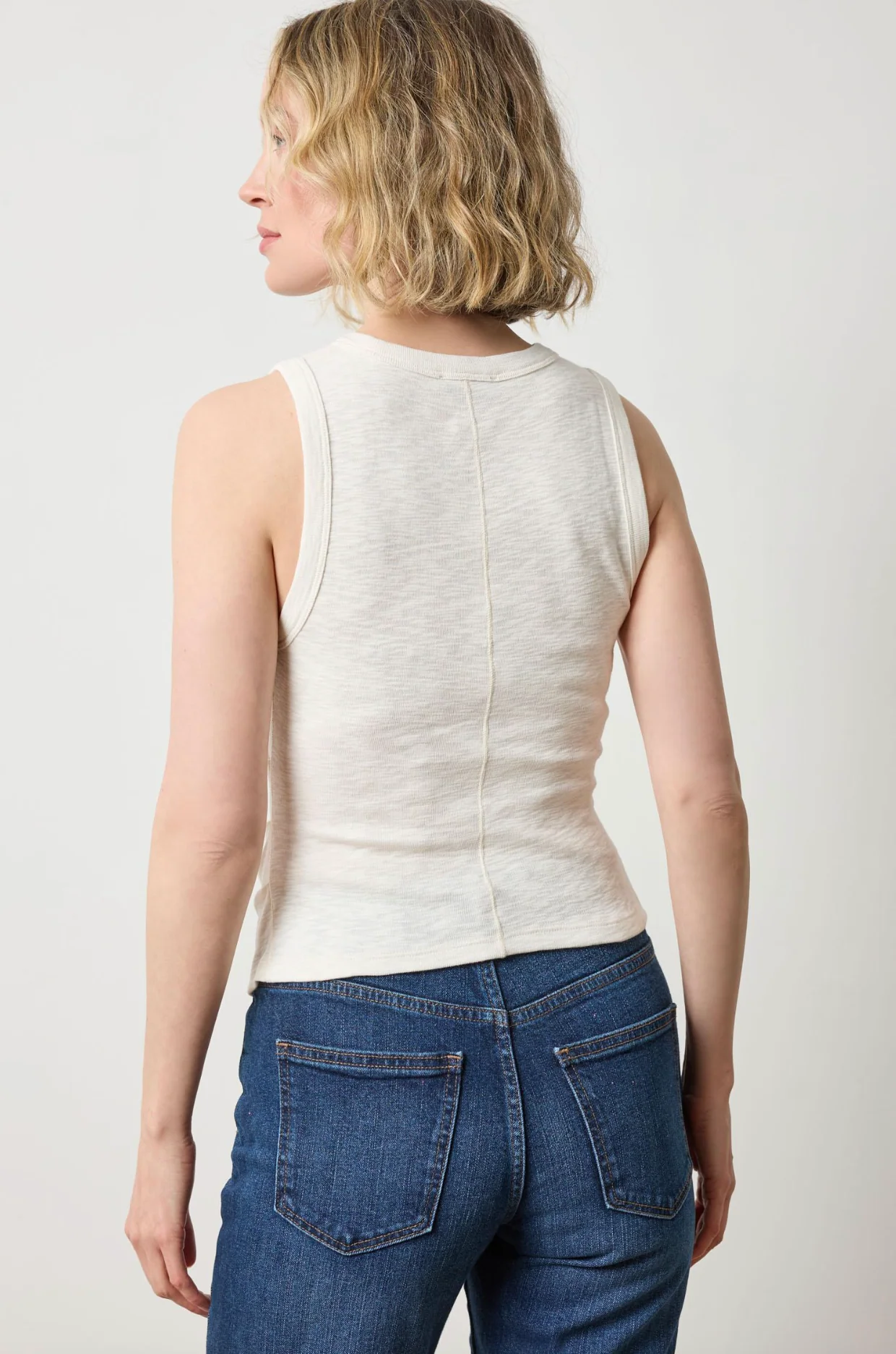 RIB SLUB SIDE PLEAT TANK - Image 8