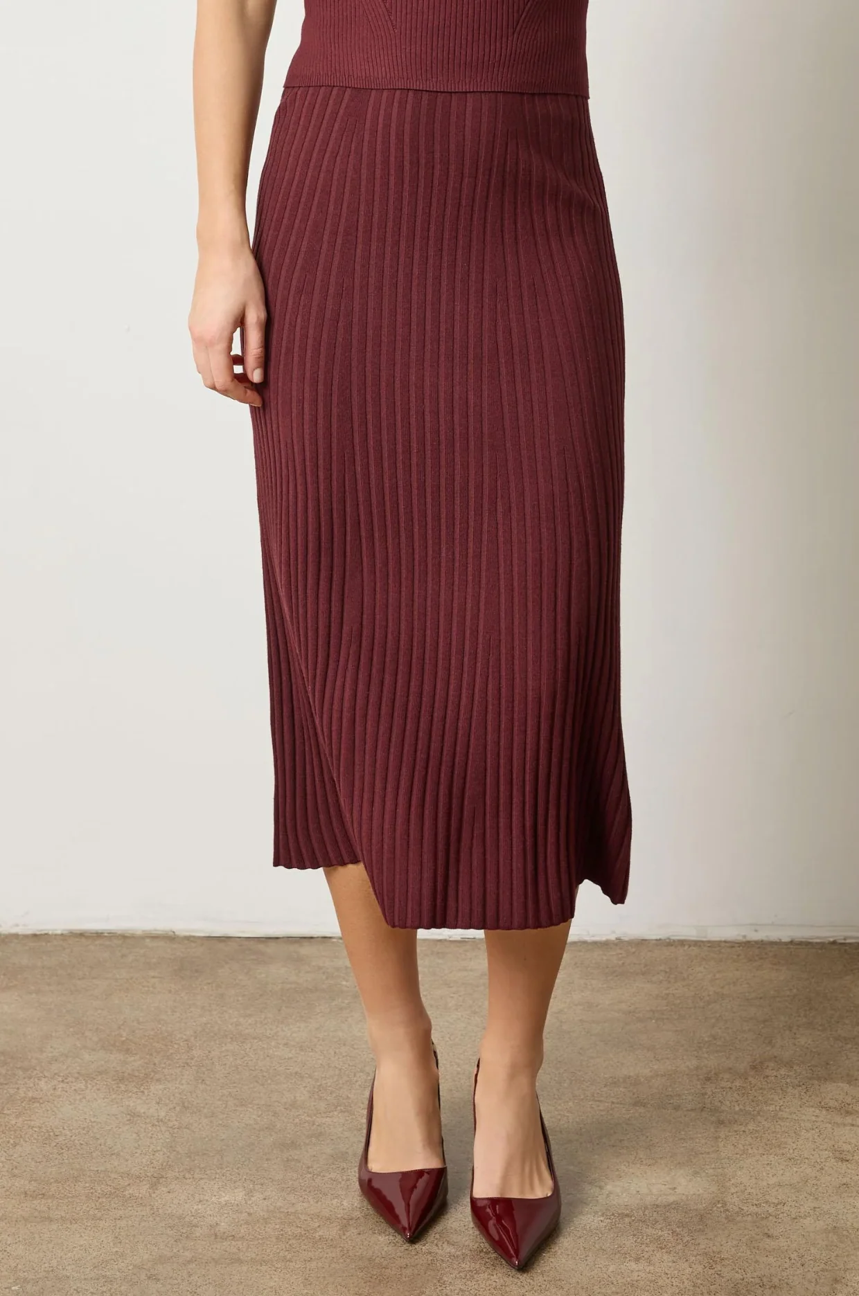 STRAIGHT RIB SKIRT - Image 2