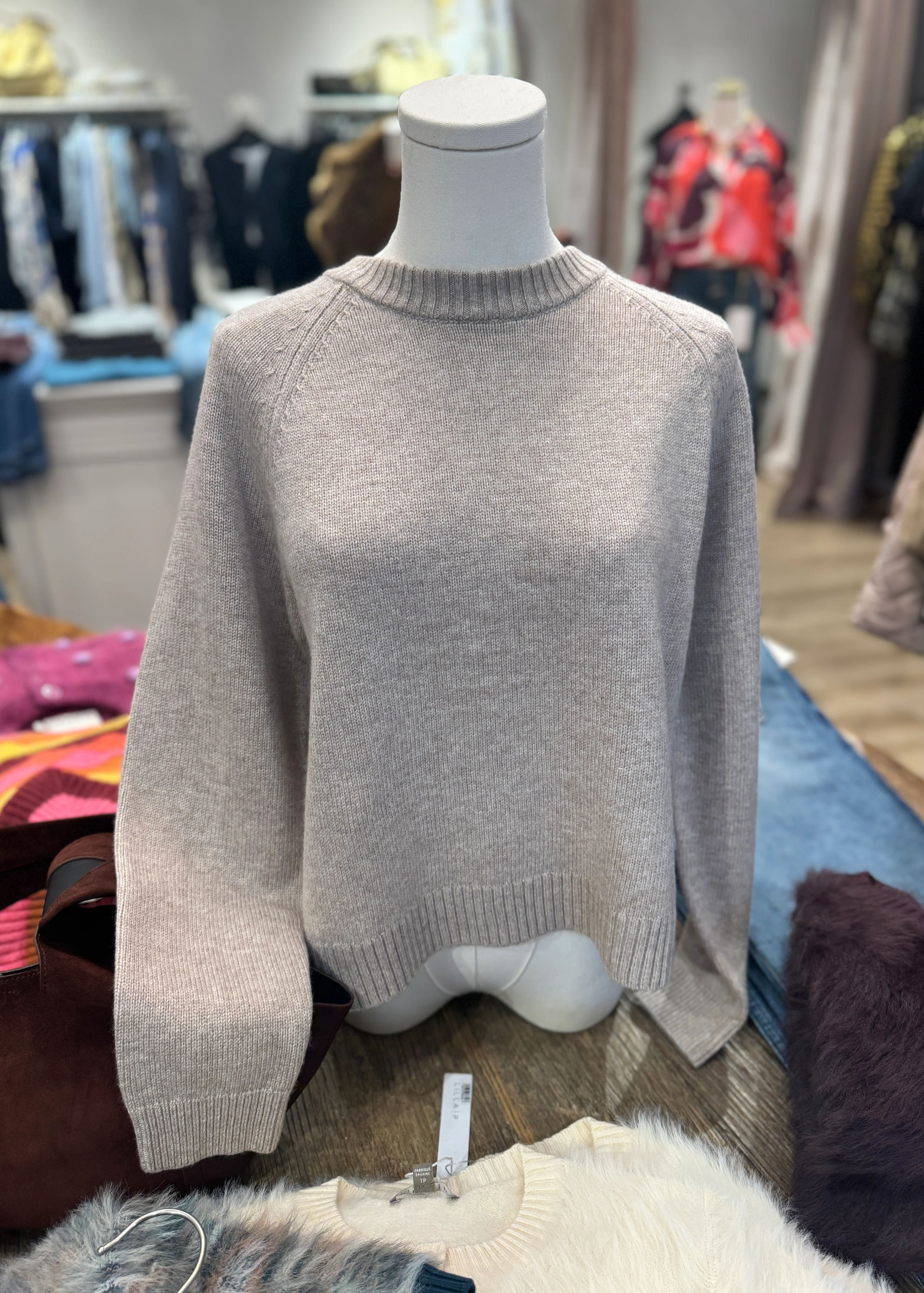 PLEAT BACK RAGLAN SWEATER - Image 2