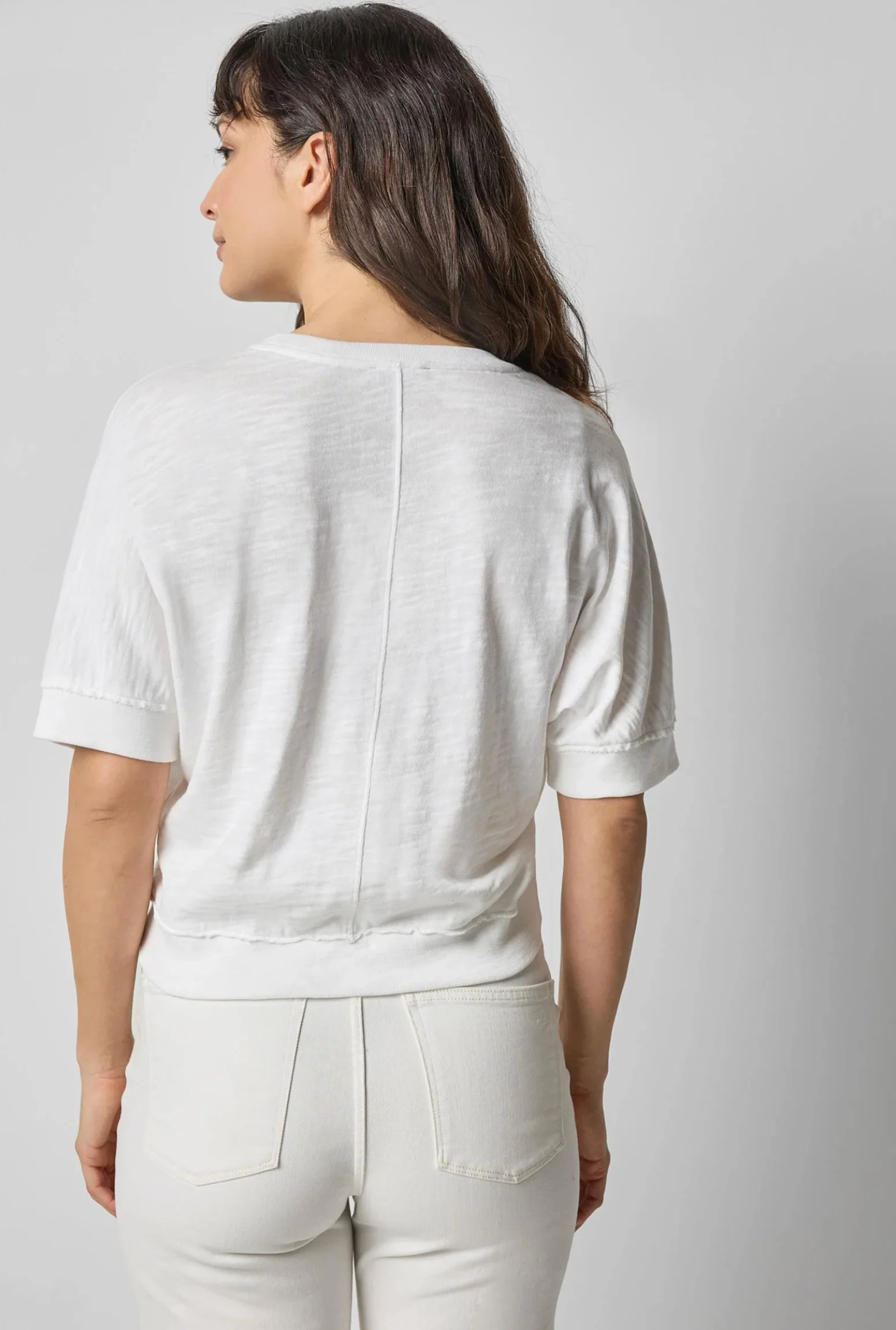 RIB TRIM SHORT SLEEVE TEE - Image 2
