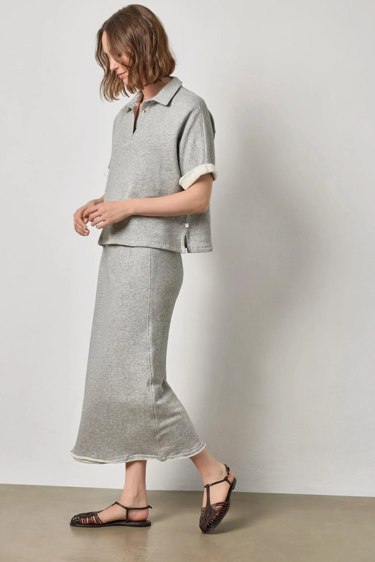 OVERSIZED TERRY POLO - Image 2