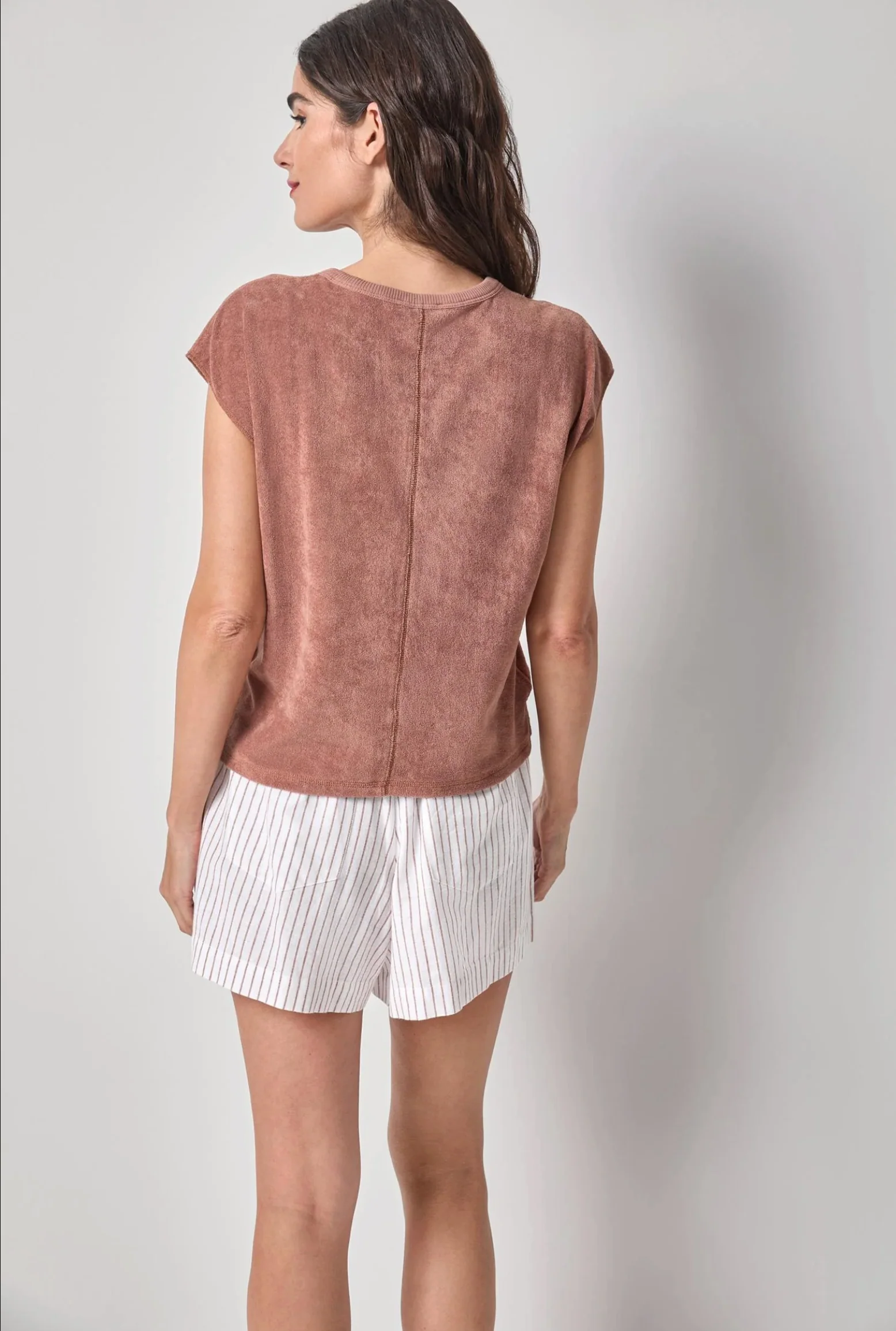 TERRY BOXY SLEEVELESS TOP - Image 2