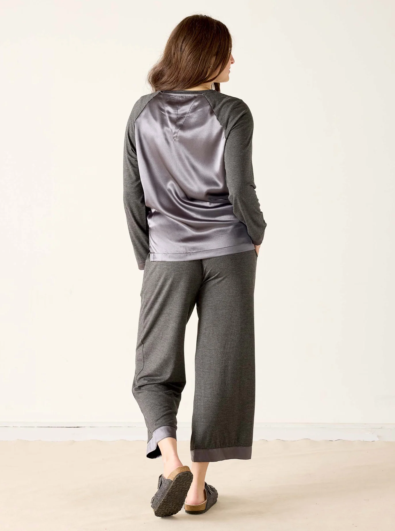 SATIN SAILOR MODAL PAJAMA SET - Image 5