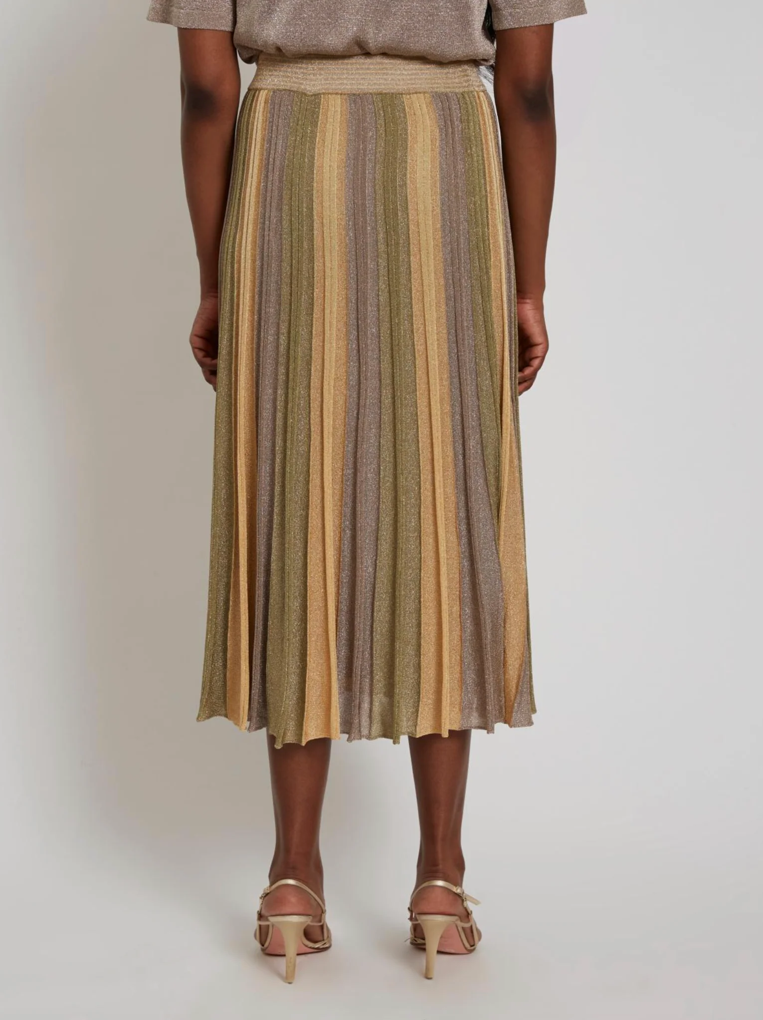 GALA LONG PLEATED SKIRT - Image 6