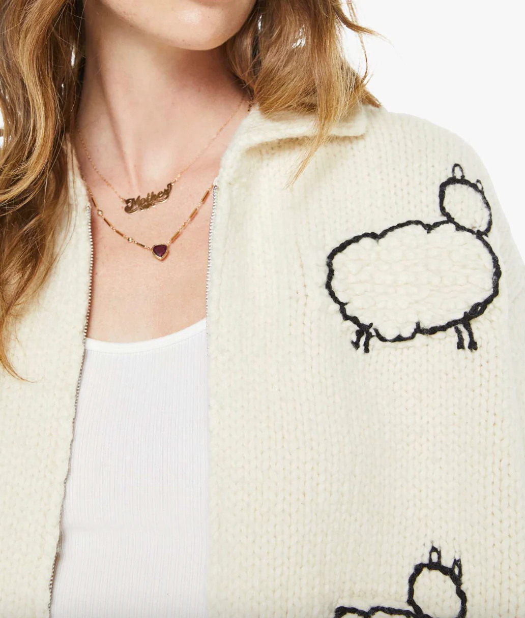 CROP RAQUETTE CARDIGAN - Image 2
