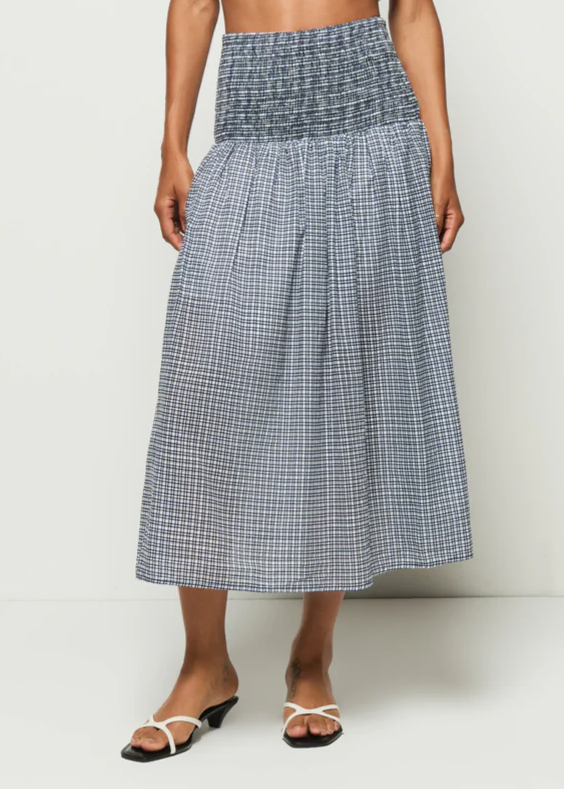 SUMMER SMOCKED SKIRT