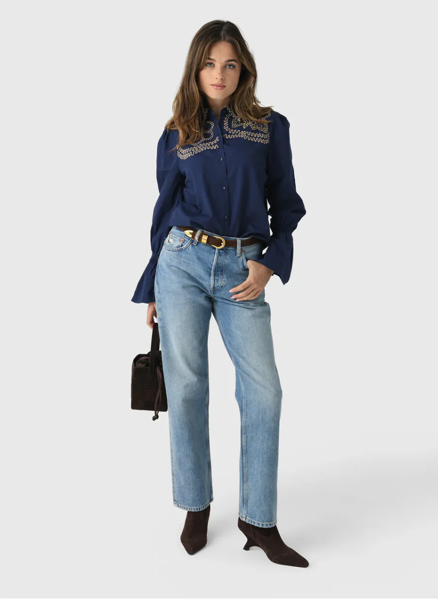 FRENCH KNOT BUTTON DOWN - Image 2