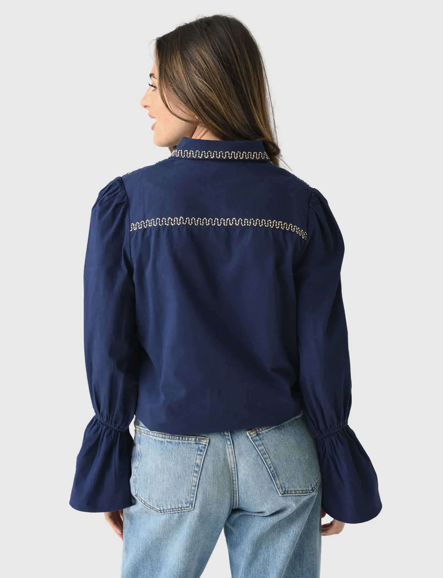 FRENCH KNOT BUTTON DOWN - Image 3