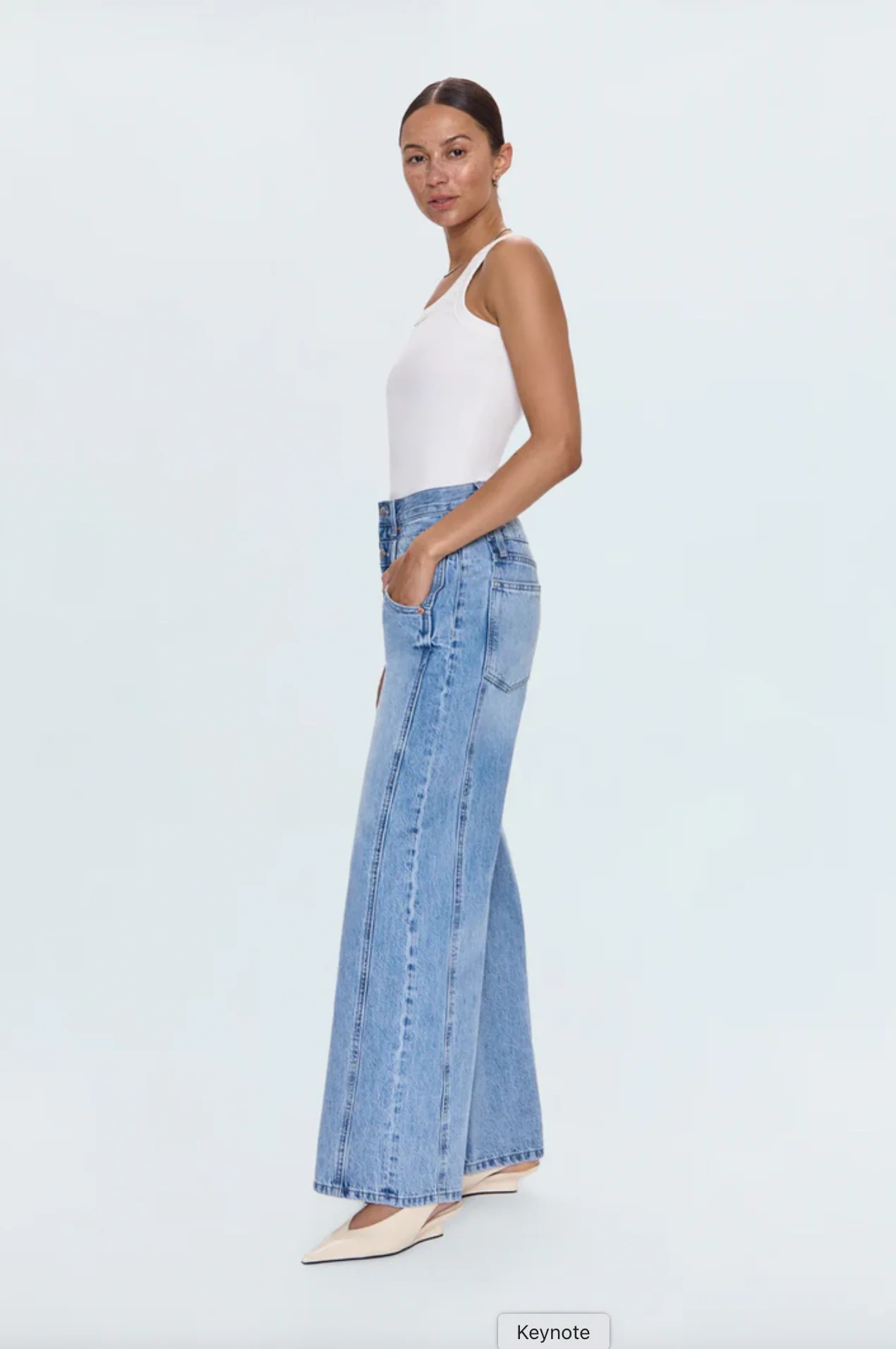 CALEB HI RISE RELAXED STACK WAIST - Image 3