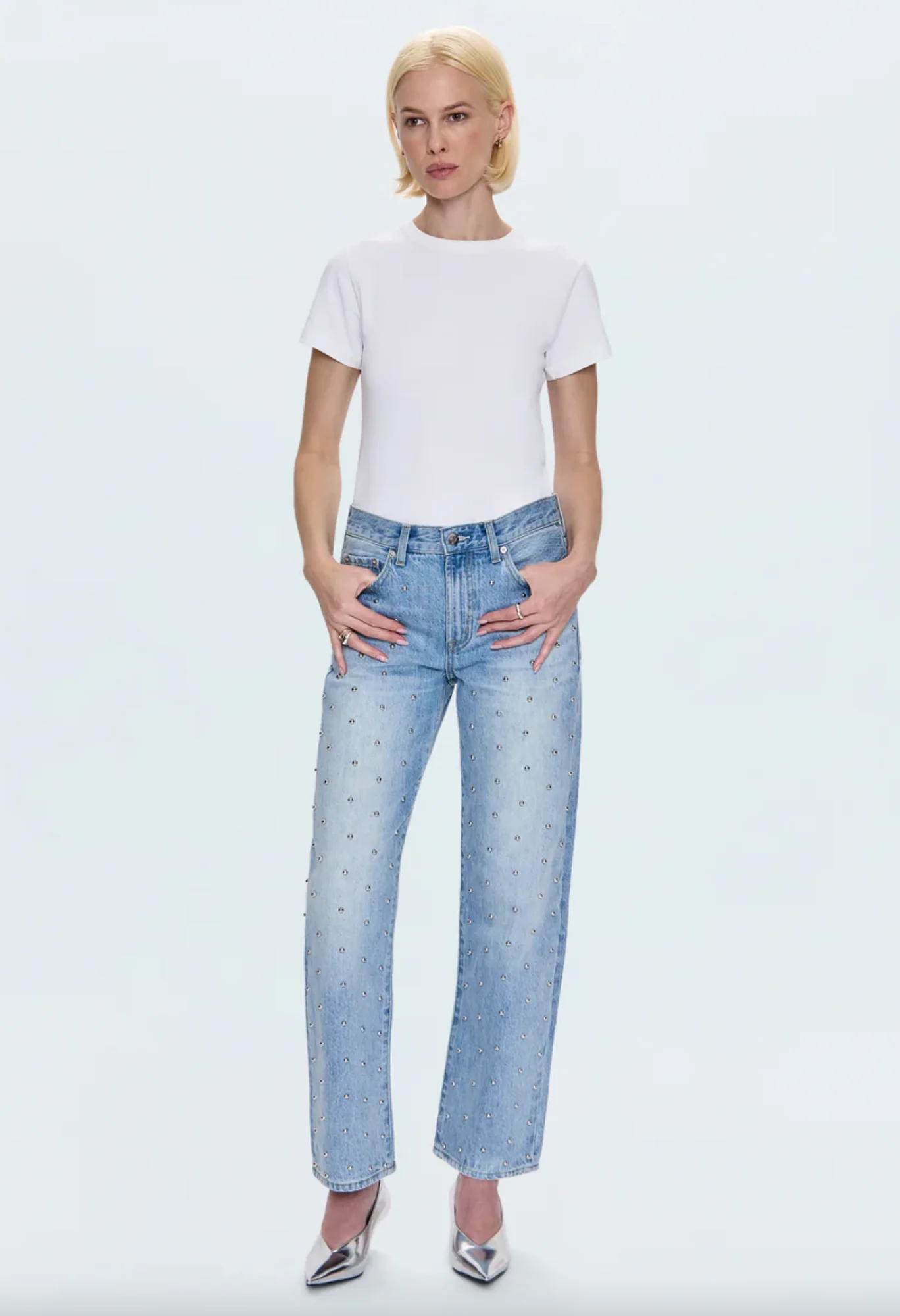 LEXI MID RISE BOWED STRAIGHT - Image 4