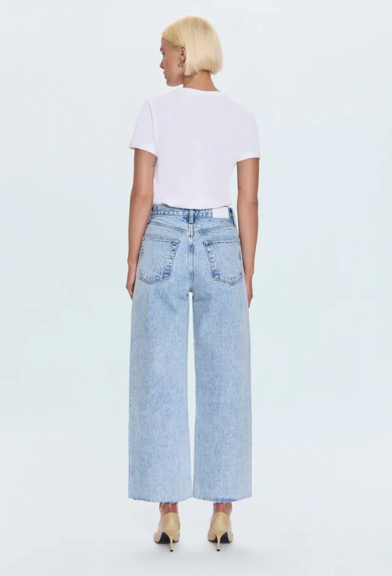 TATE CROP HI RISE BOWED WIDE LEG - Image 4