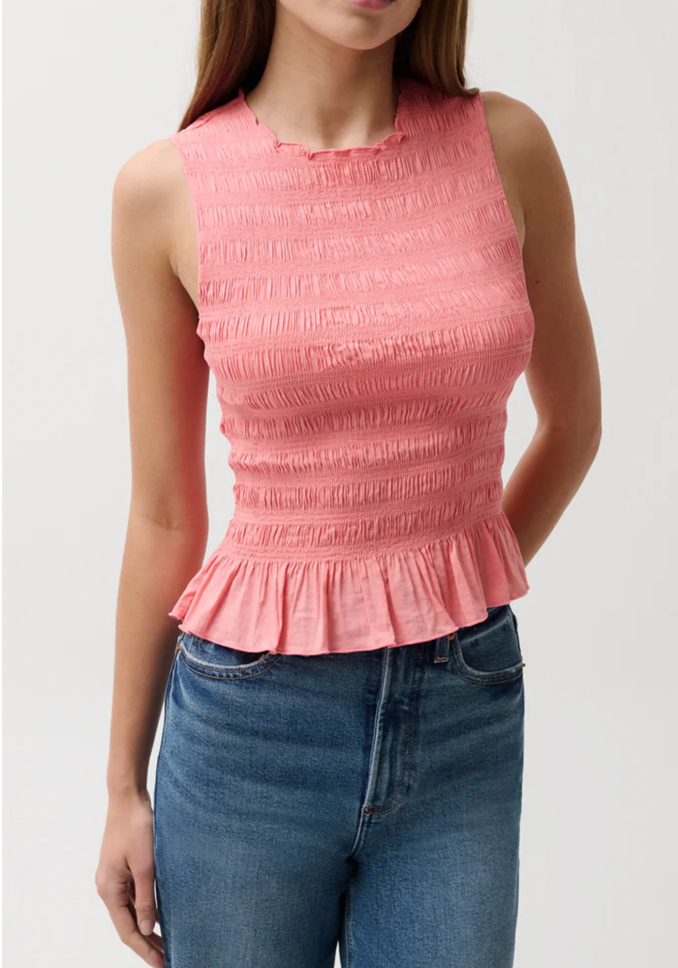 PHOEBE SMOCKED TANK - Image 2