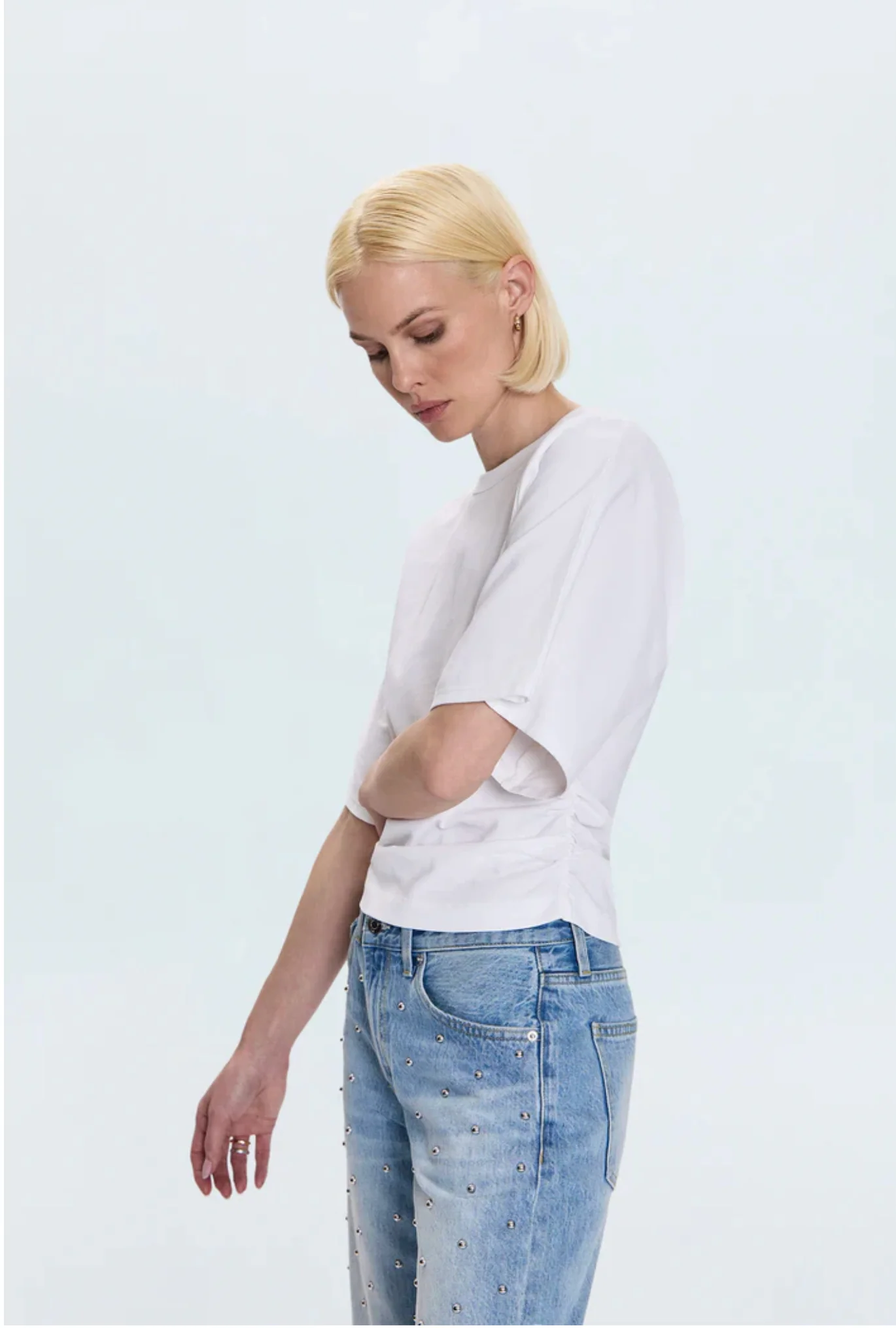 VERONICA KIMONO SLEEVE FITTED TEE - Image 3
