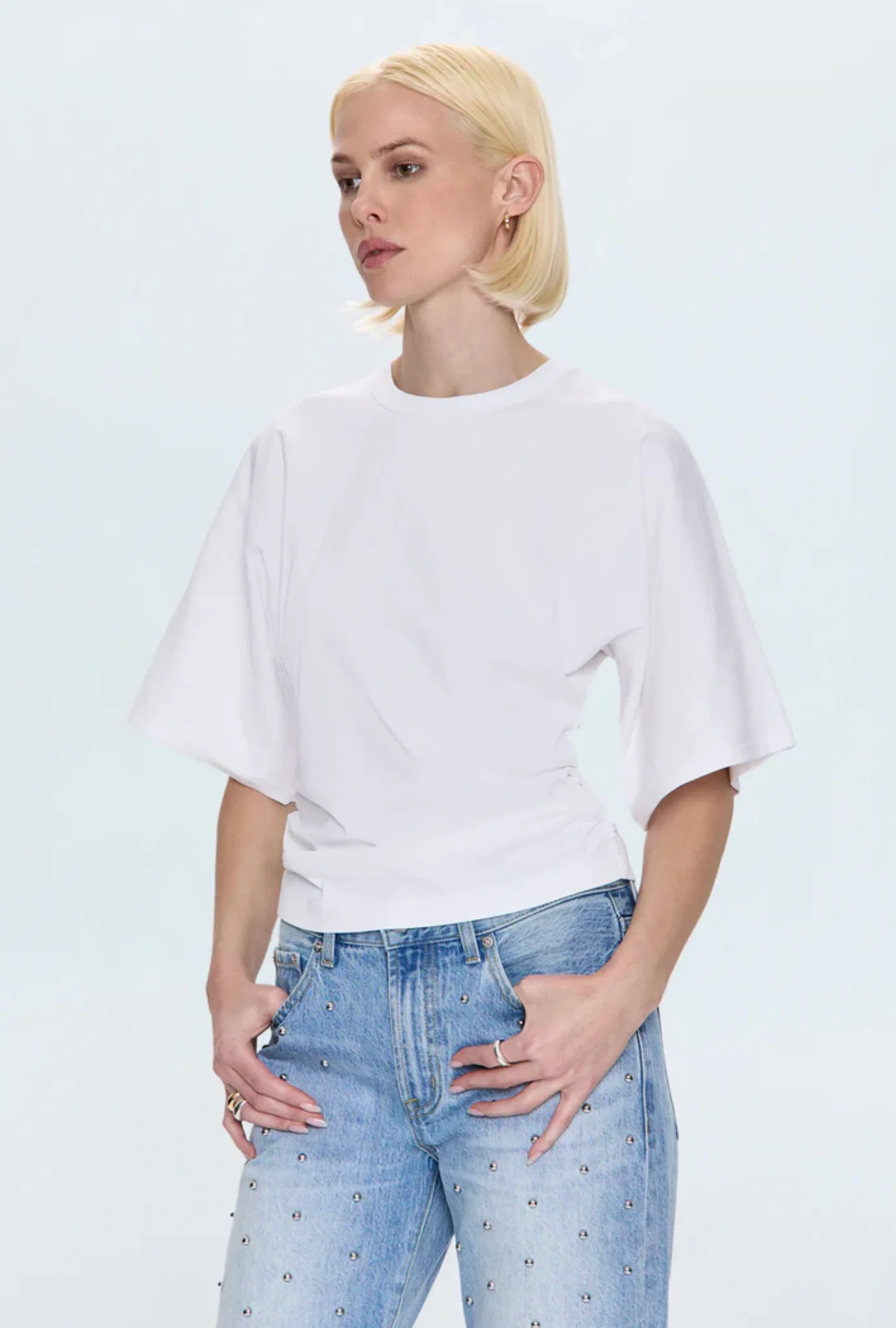 VERONICA KIMONO SLEEVE FITTED TEE - Image 4