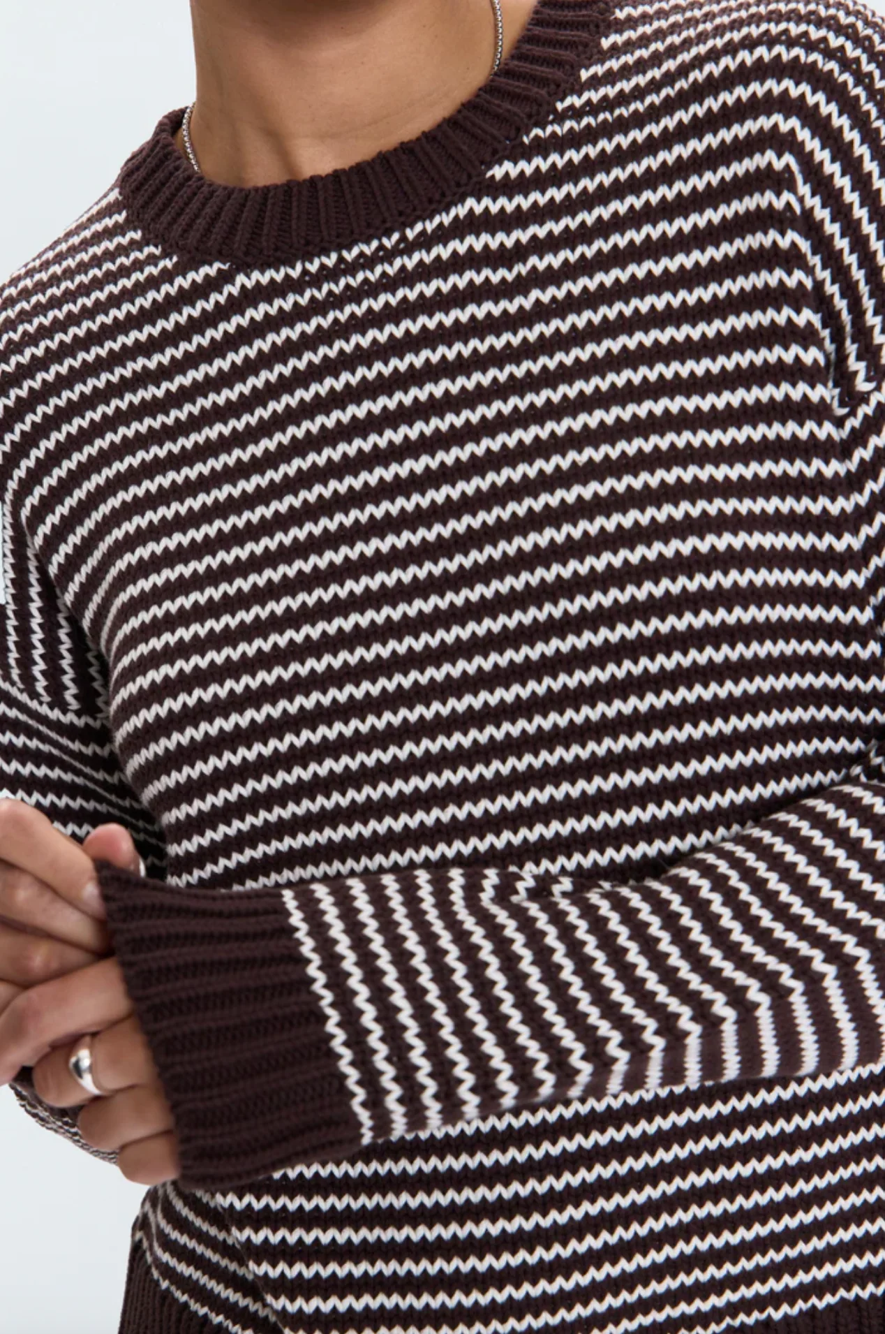 AURA RELAXED CREW NECK SWEATER - Image 2
