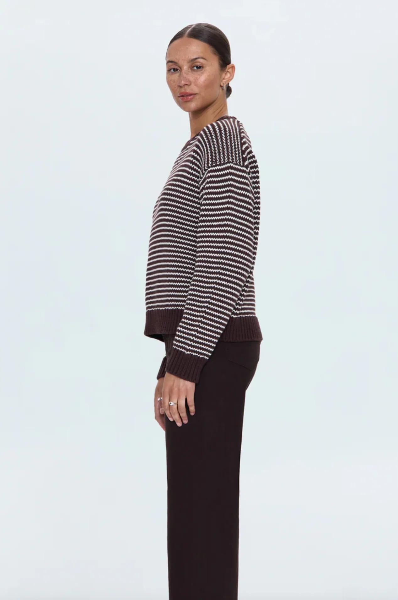 AURA RELAXED CREW NECK SWEATER - Image 3