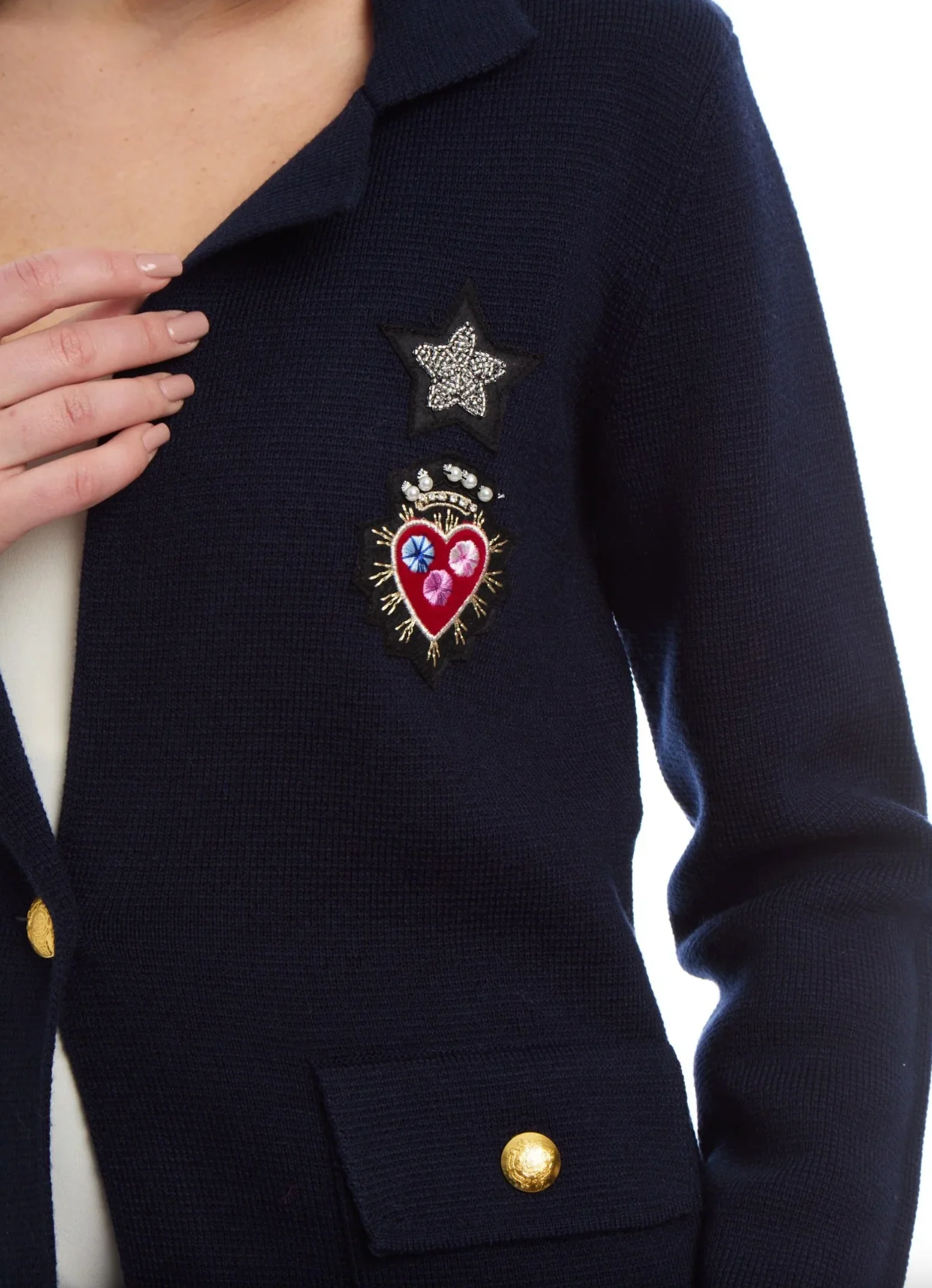 ECOLE KNIT BLAZER - Image 2