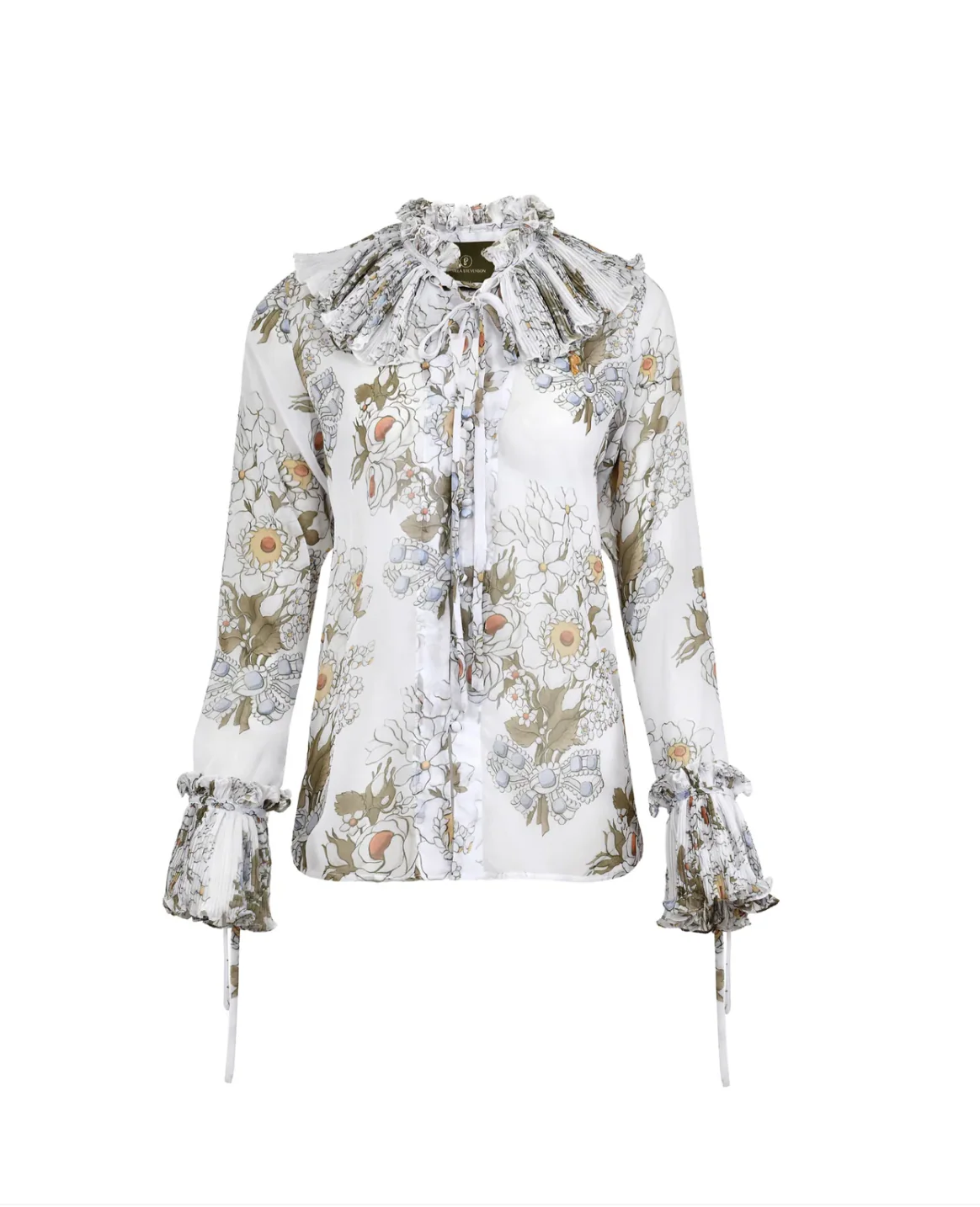FLORAL VINTAGE BLOUSE - Image 4