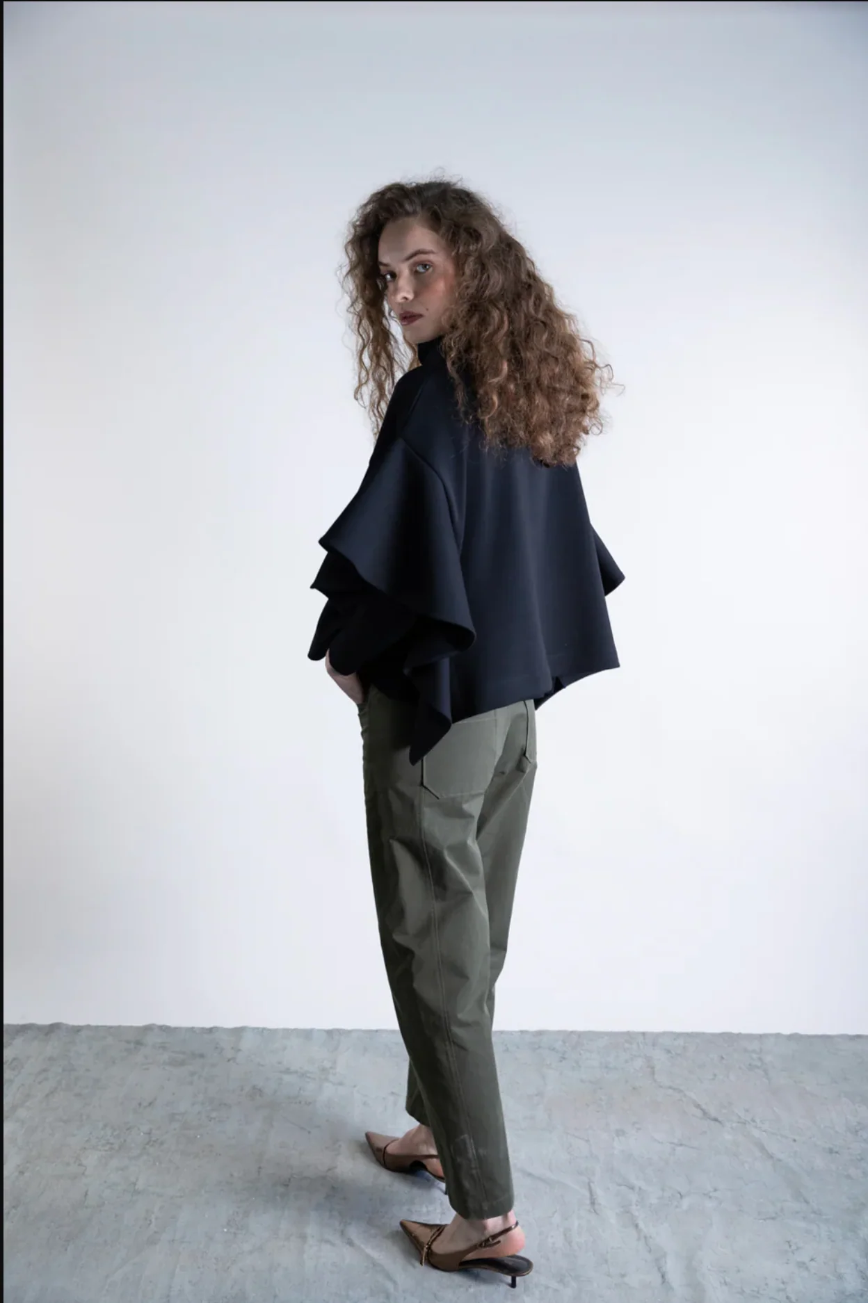 STRUCTURED PONCHO - Image 3