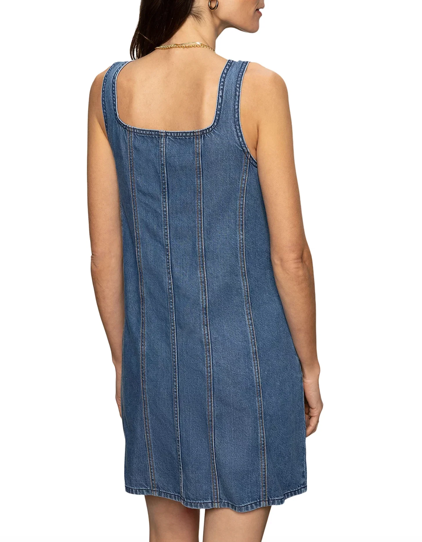 BLOSSOM DENIM DRESS - Image 4