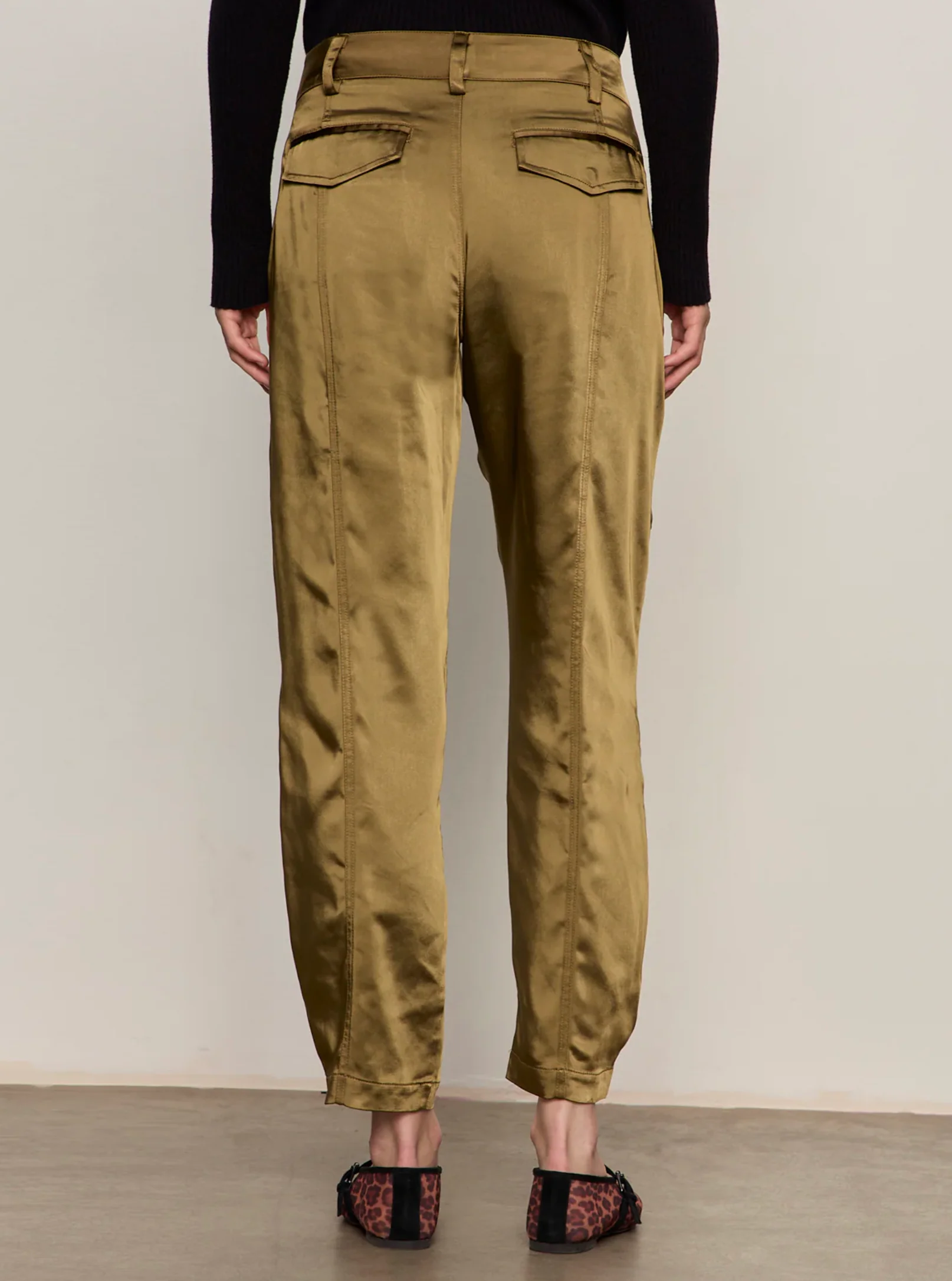 SAHARA SATIN TAPPERED PANT - Image 2