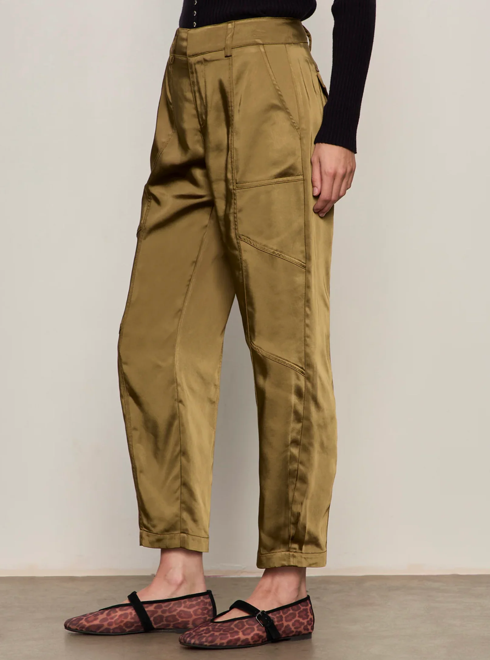 SAHARA SATIN TAPPERED PANT - Image 3