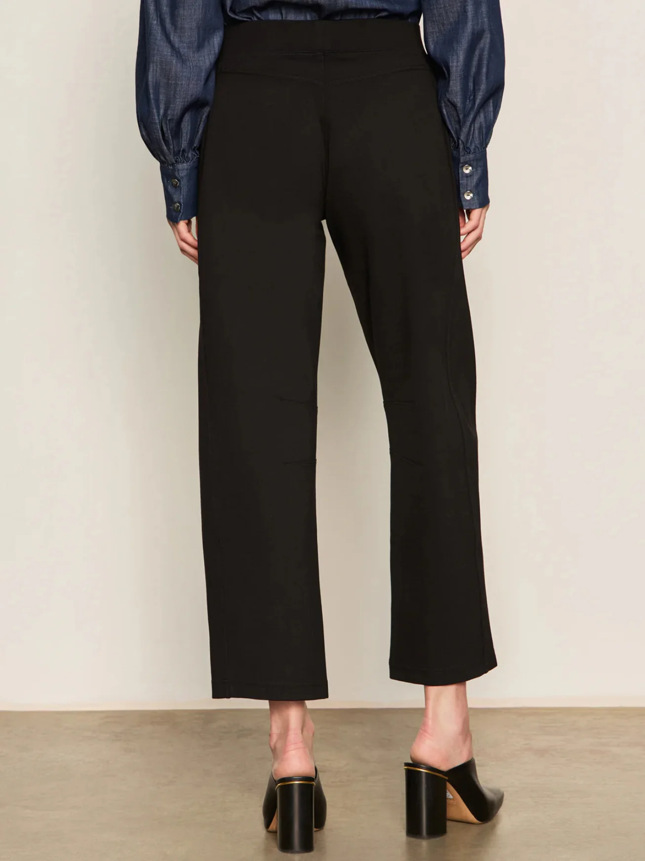 PONTE BARREL TROUSER - Image 4