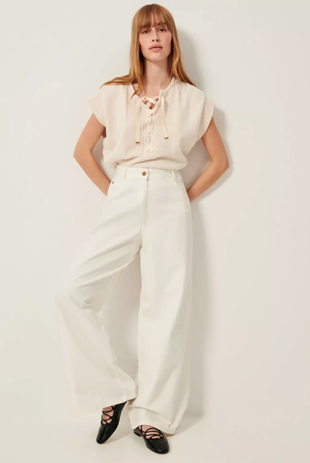 ODYSSEE LACED SLEEVELESS JUMPER - Image 5