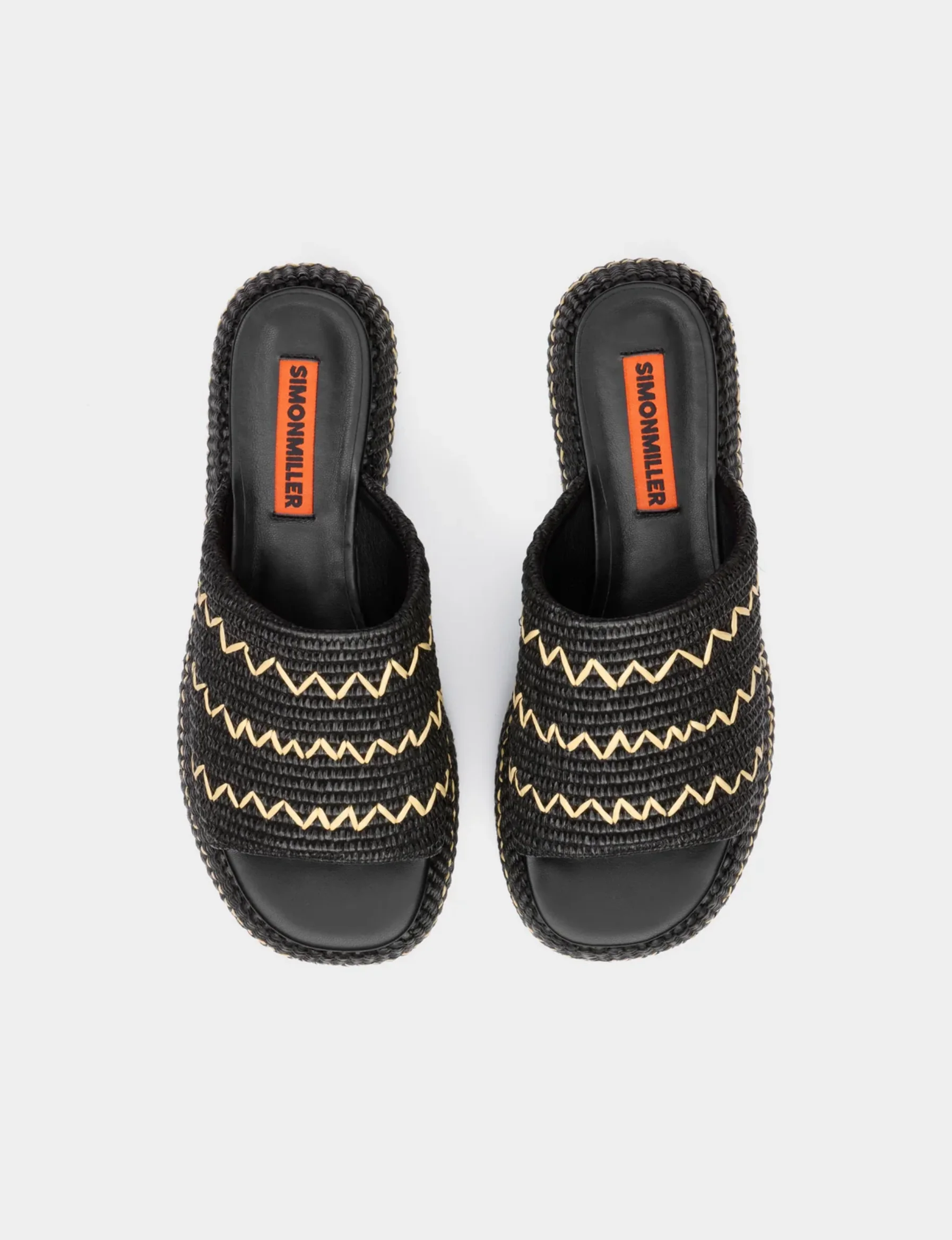 ZIG ZAG RAFFIA CLOUDY PLATFORM - Image 3